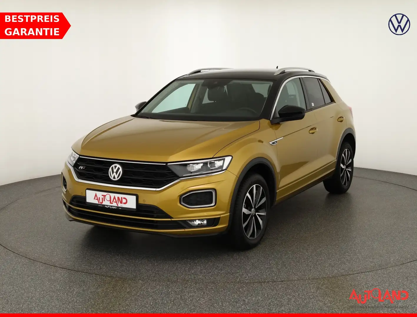 Volkswagen T-Roc 1.5 TSI DSG R-Line LED Navi Sitzheizung Gelb - 1