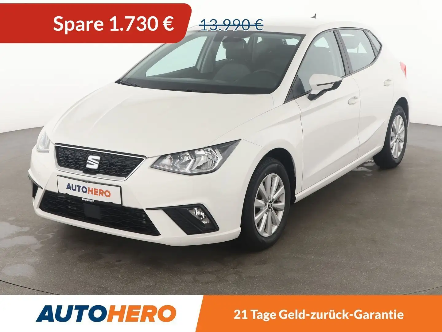 SEAT Ibiza 1.6 TDI Style*NAVI*TEMPO*PDC*ALU*KLIMA* Blanc - 1