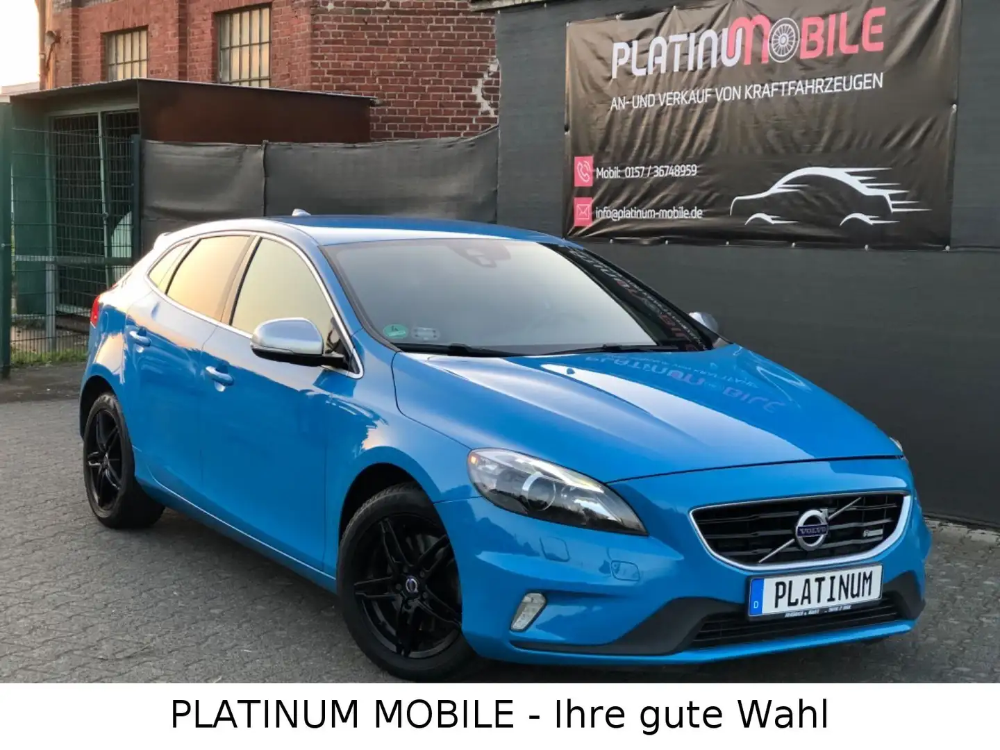 Volvo V40 *R-Design* 1.6 L + 200PS *Rebel BLUE* Kamera Albastru - 1
