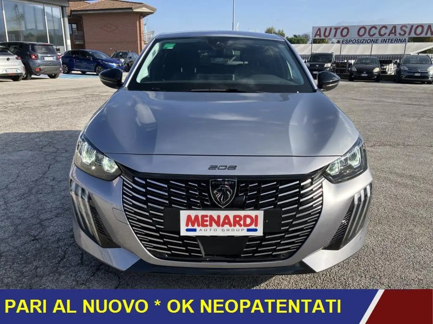 Peugeot 208 PureTech 100cv Allure NAVI +KEYLESS+CERCHI 16+CAM Grijs - 2