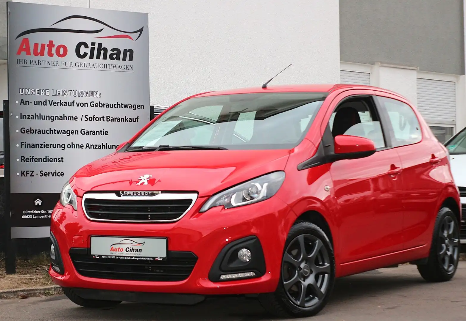 Peugeot 108 Active nur 49000KM! + RENTNERFAHRZG! + KLIMA Rouge - 1