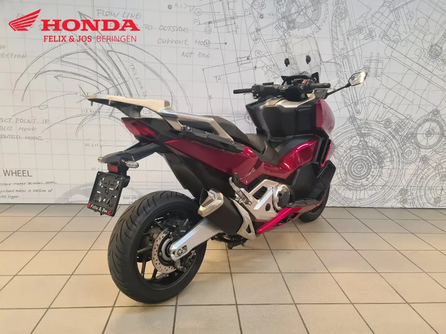 Honda Forza 750 NSS Roşu - 2