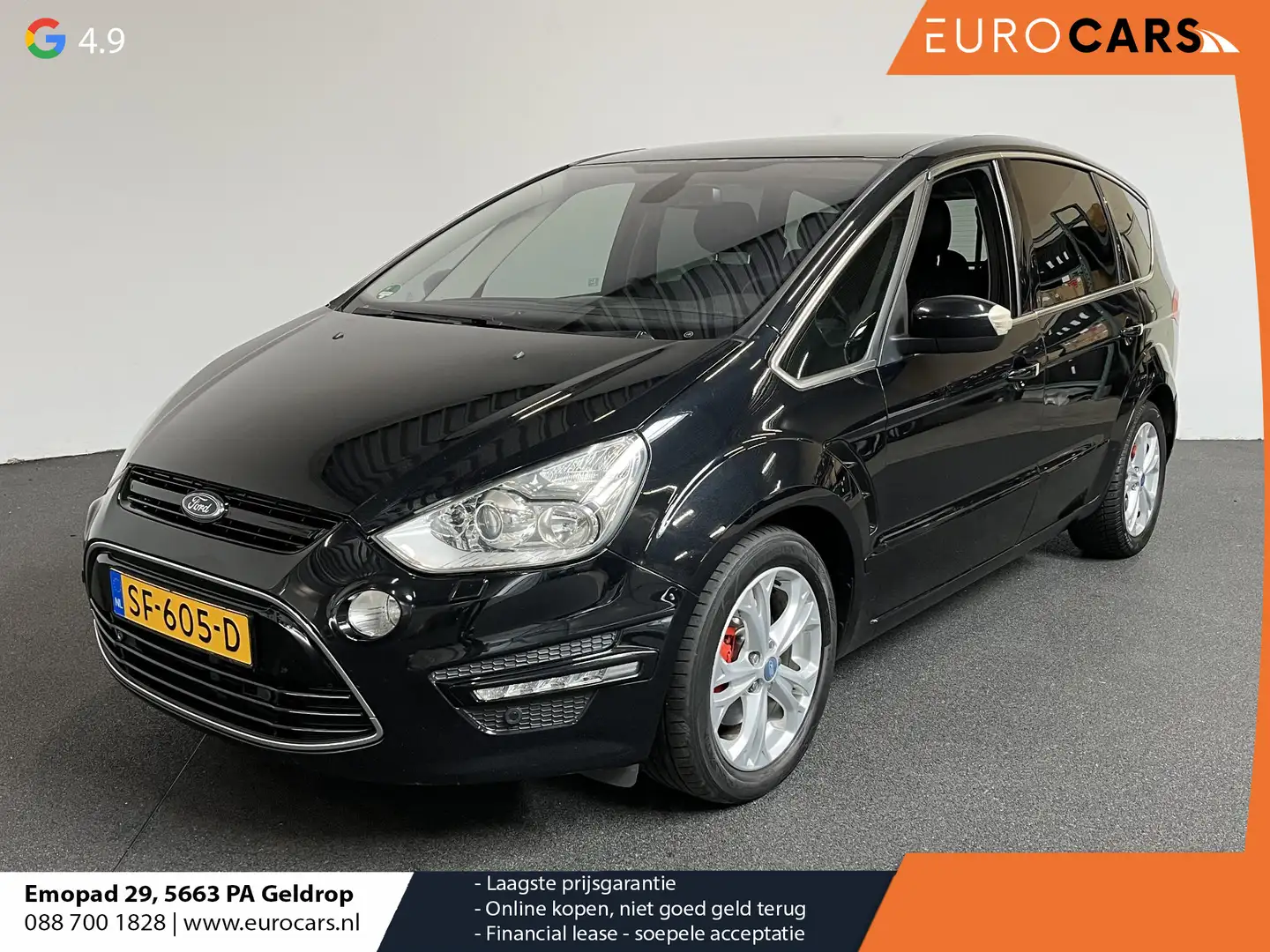 Ford S-Max 2.0 TDCi Platinum 7PERSOONS 140PK Automaat Navigat Noir - 1