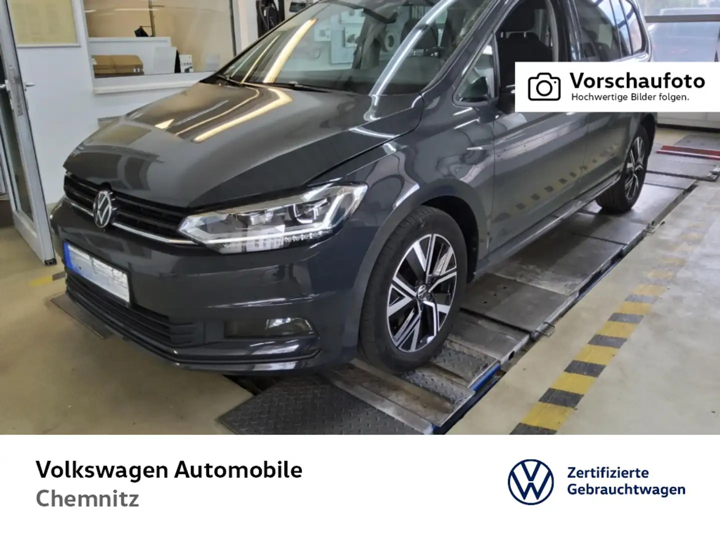 Volkswagen Touran 2.0 TDI LED ACC Sitzheizung Massagesitze Grau - 1