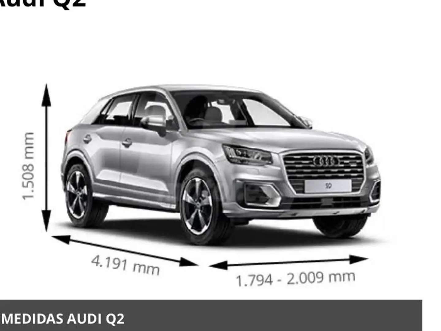 Audi Q2 Q2 35 TDI Advanced quattro S tronic 110kW Advanced Gris - 2
