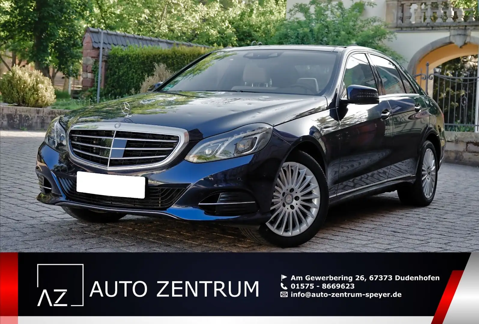 Mercedes-Benz E 300 CGI BlueEfficiency 4Matic *1.Hand,Automati Blau - 1