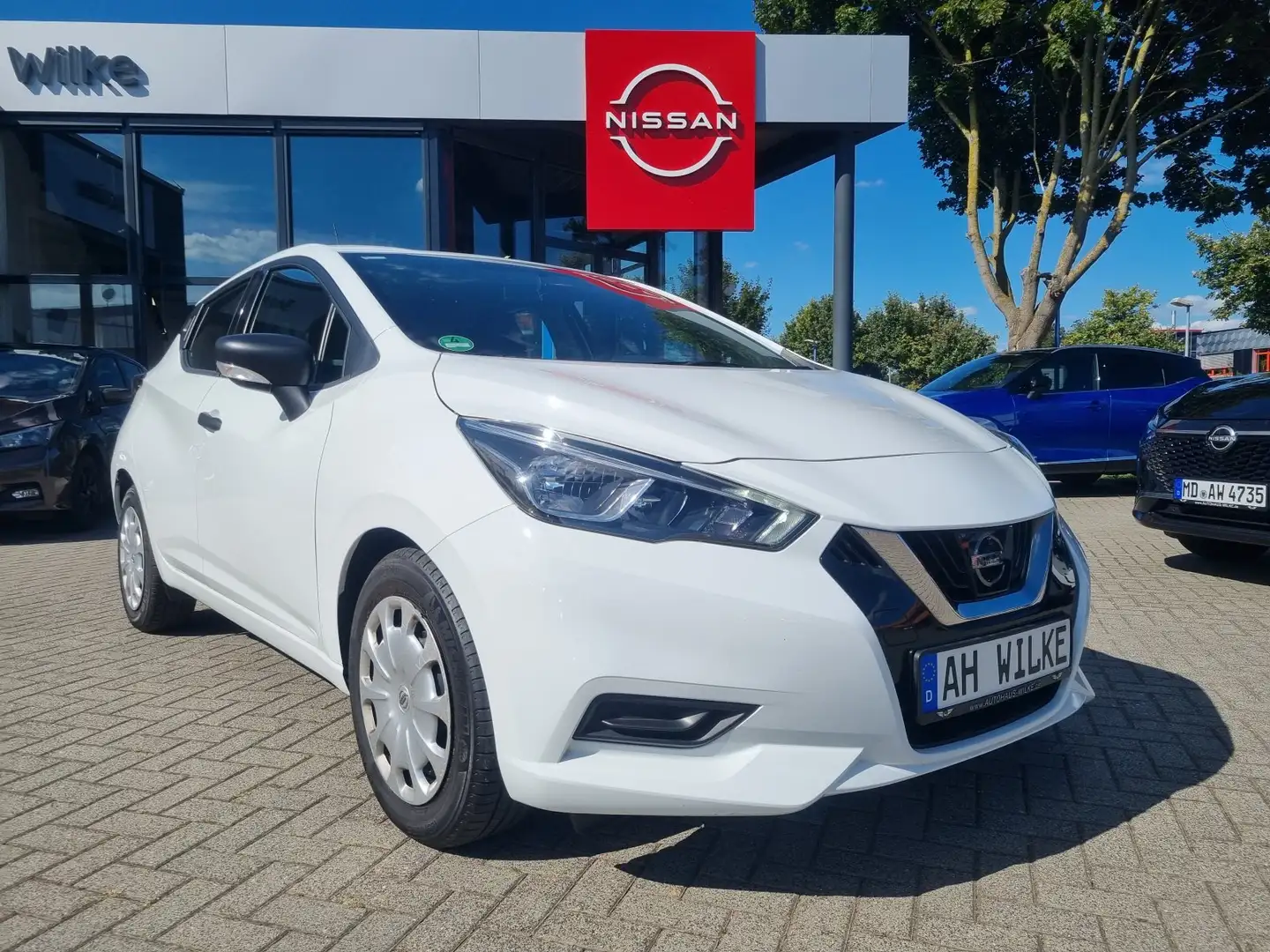 Nissan Micra 1.0 IG-T 100 Visia Plus/ 1.Hand / Garantie Weiß - 2