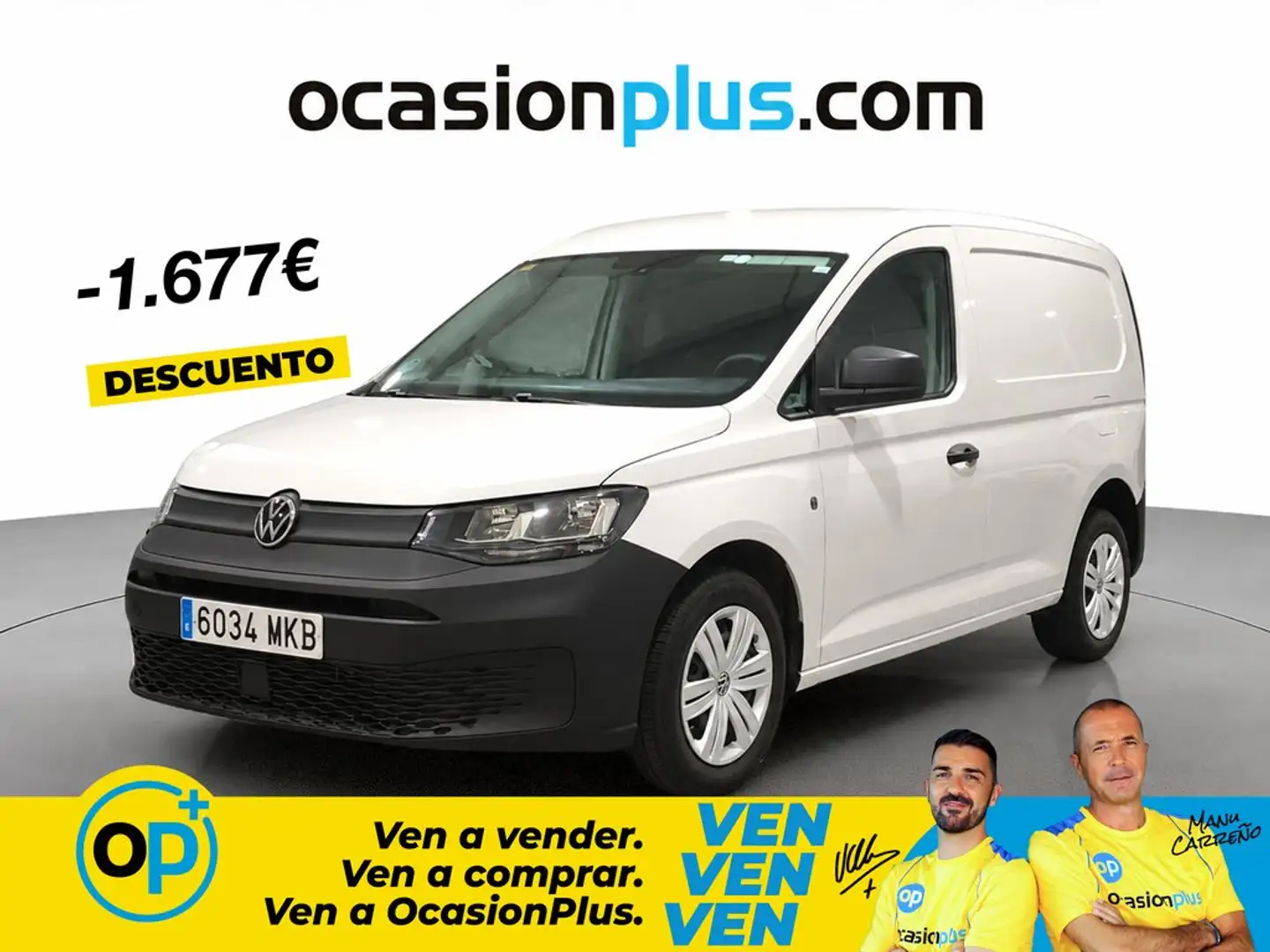 Volkswagen Caddy Cargo Furgón 2.0TDI 55kW Blanco - 1