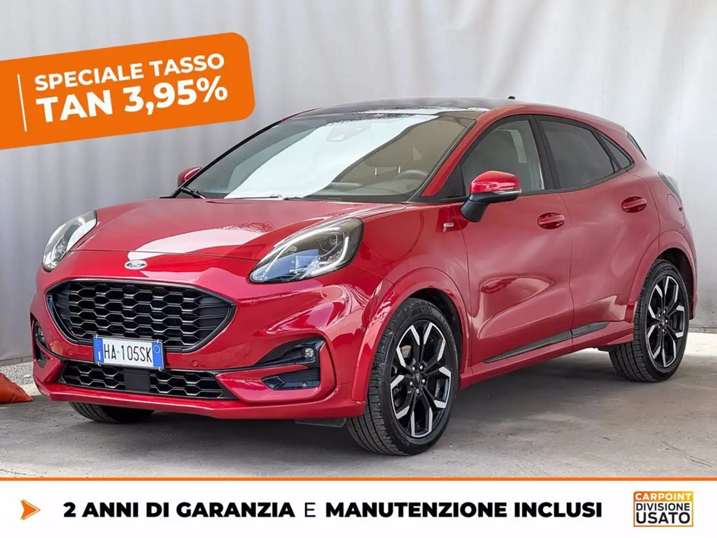 Ford Puma 1.0 ecoboost h st-line x s&s 125cv Rojo - 1