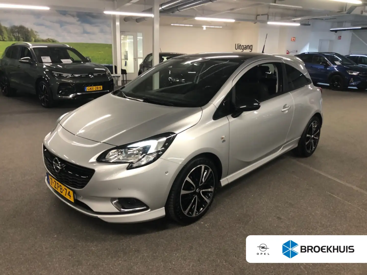 Opel Corsa 1.0 OPC-Line | Acheruitrijcamera | Airco | Cruise Grijs - 1