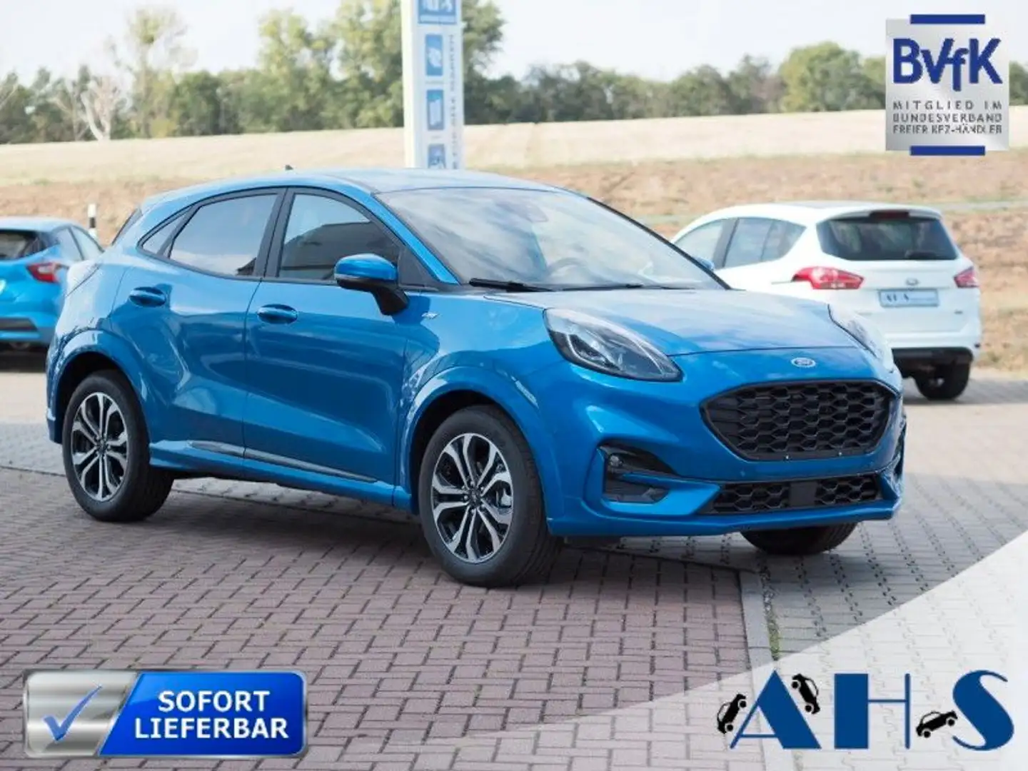 Ford Puma ST-Line 92KW, Kamera, Navi, Klimaauto., SHZ Blau - 1