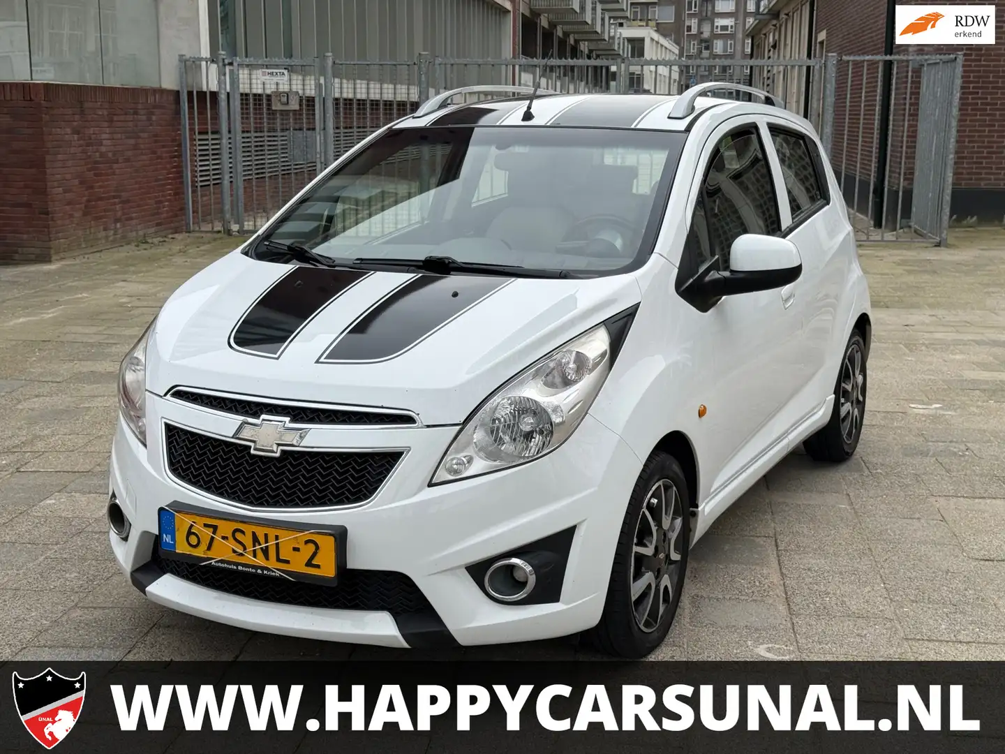 Chevrolet Spark 1.0 16V LS+ Bi-Fuel, LPG, NIEUWE APK Weiß - 1