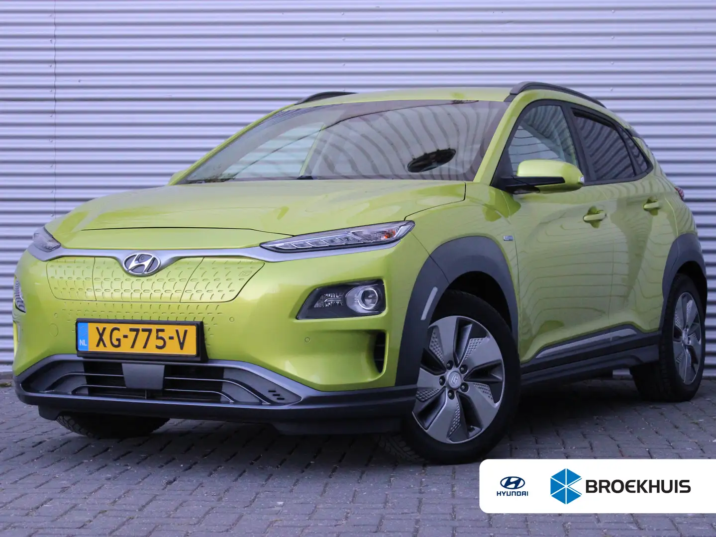 Hyundai KONA EV Premium 64 kWh | Warmtepomp | Vol-Leder | Stoel Yeşil - 1