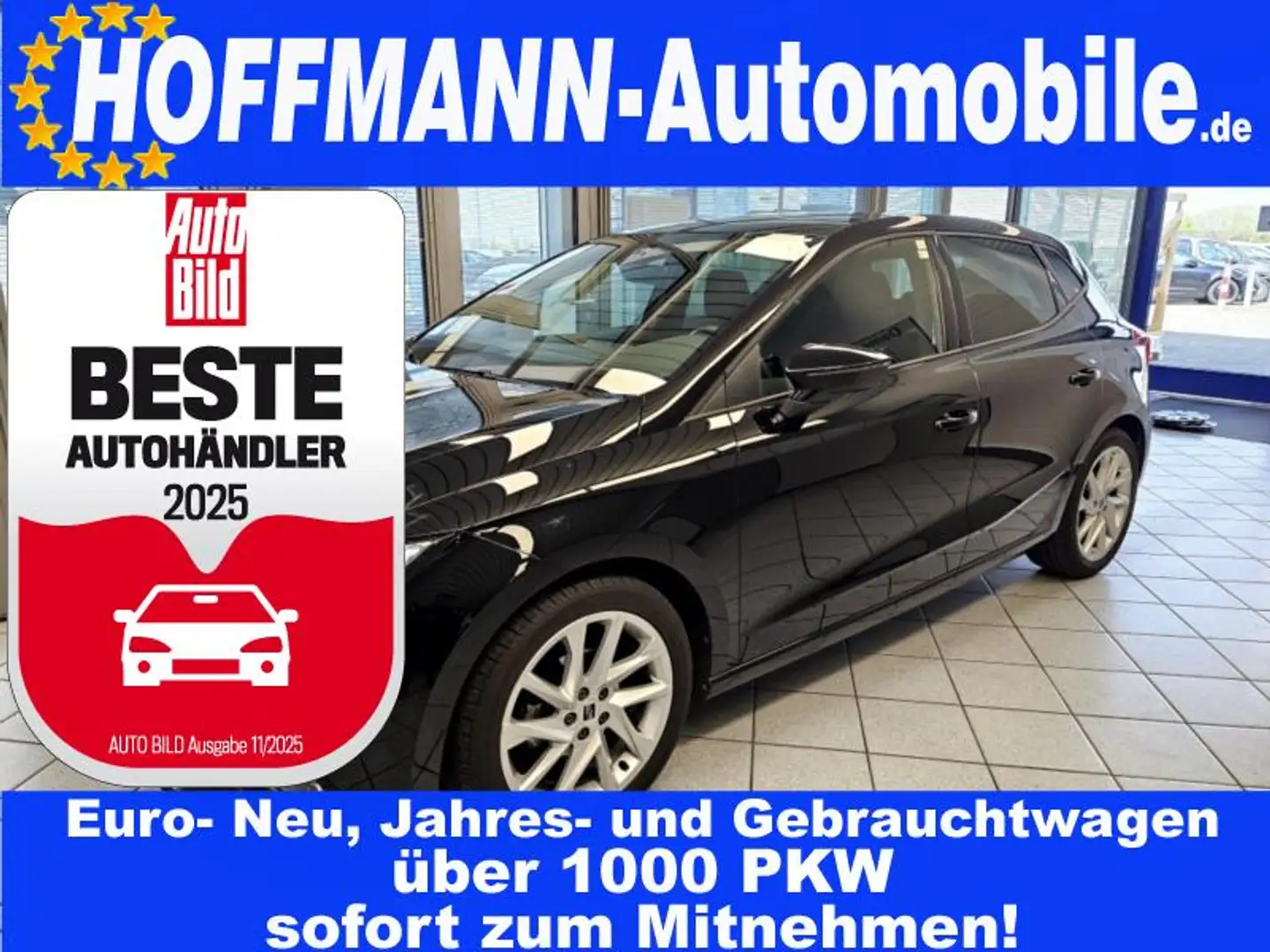SEAT Ibiza FR Navi,LED,Sitzheizung,Mirror Link,PDC Noir - 1