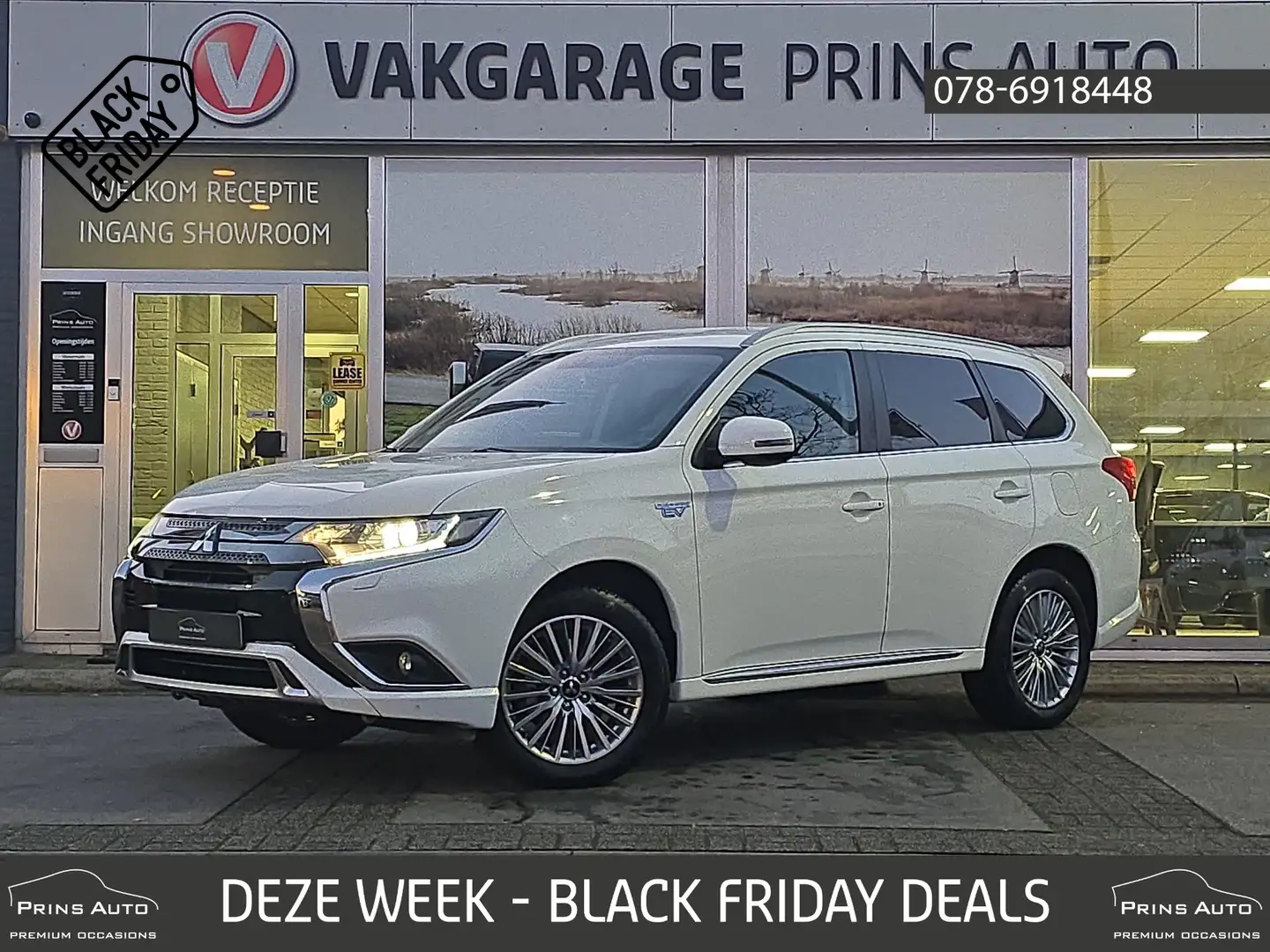 Mitsubishi Outlander 2.4 PHEV Intense+ |STOELVW|NAVI|TREKHAAK|CAMERA|CL Blanc - 1