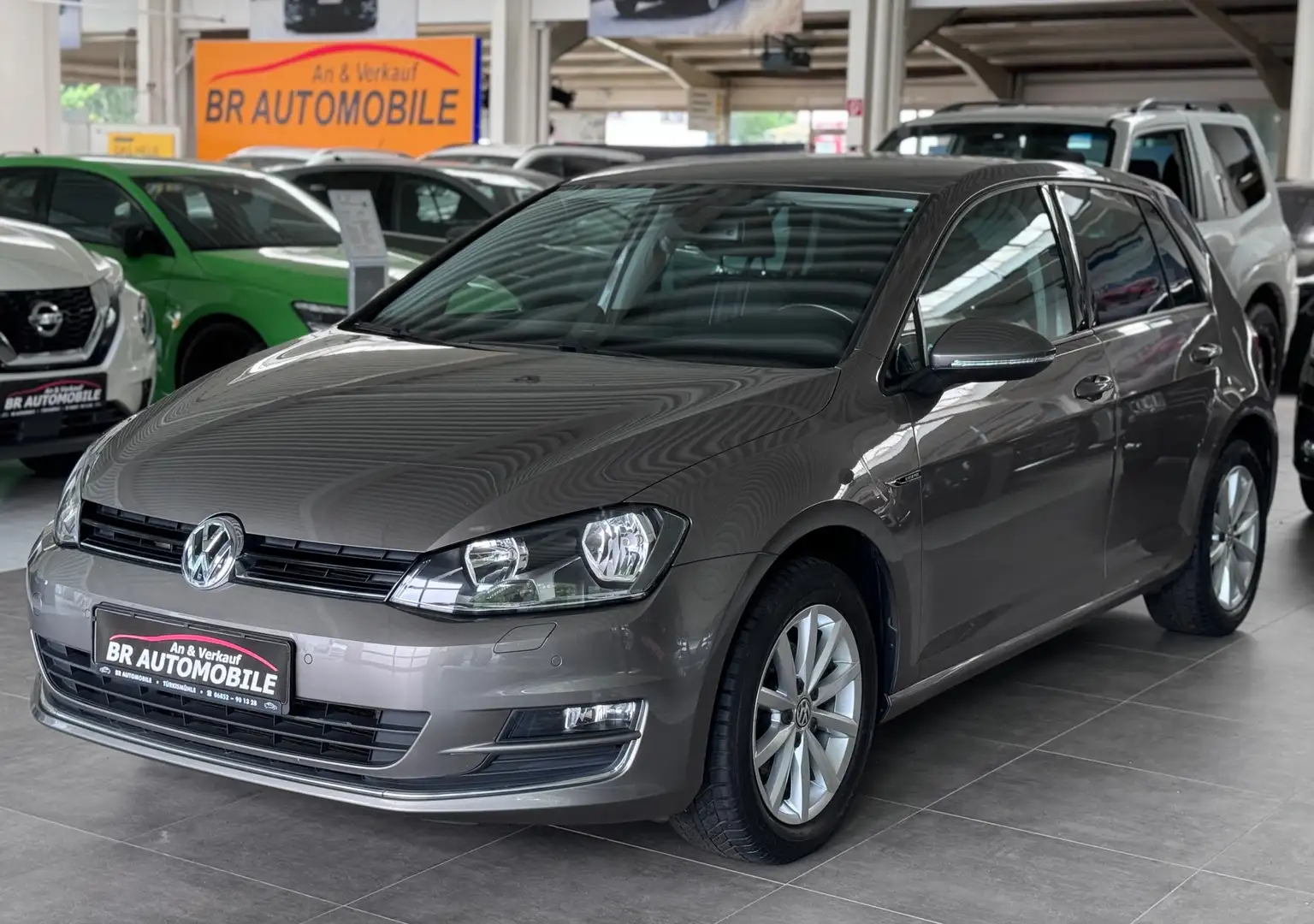 Volkswagen Golf Lounge BMT*Vw Vfw+1.Hand*Tüv/Au neu*Scheckheft Grau - 2