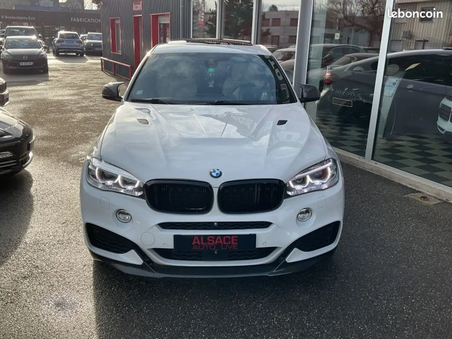 BMW X6 (F16) XDRIVE 40DA 313CH M SPORT Blanc - 2