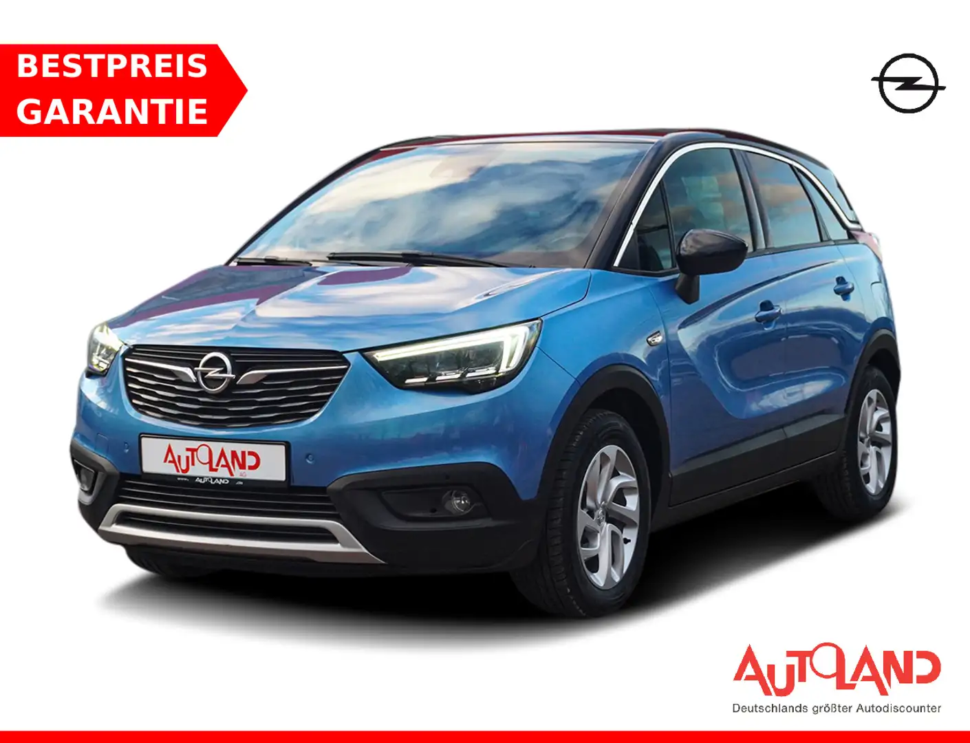 Opel Crossland X 1.2 Turbo Innovation LED Navi AHK Blau - 1