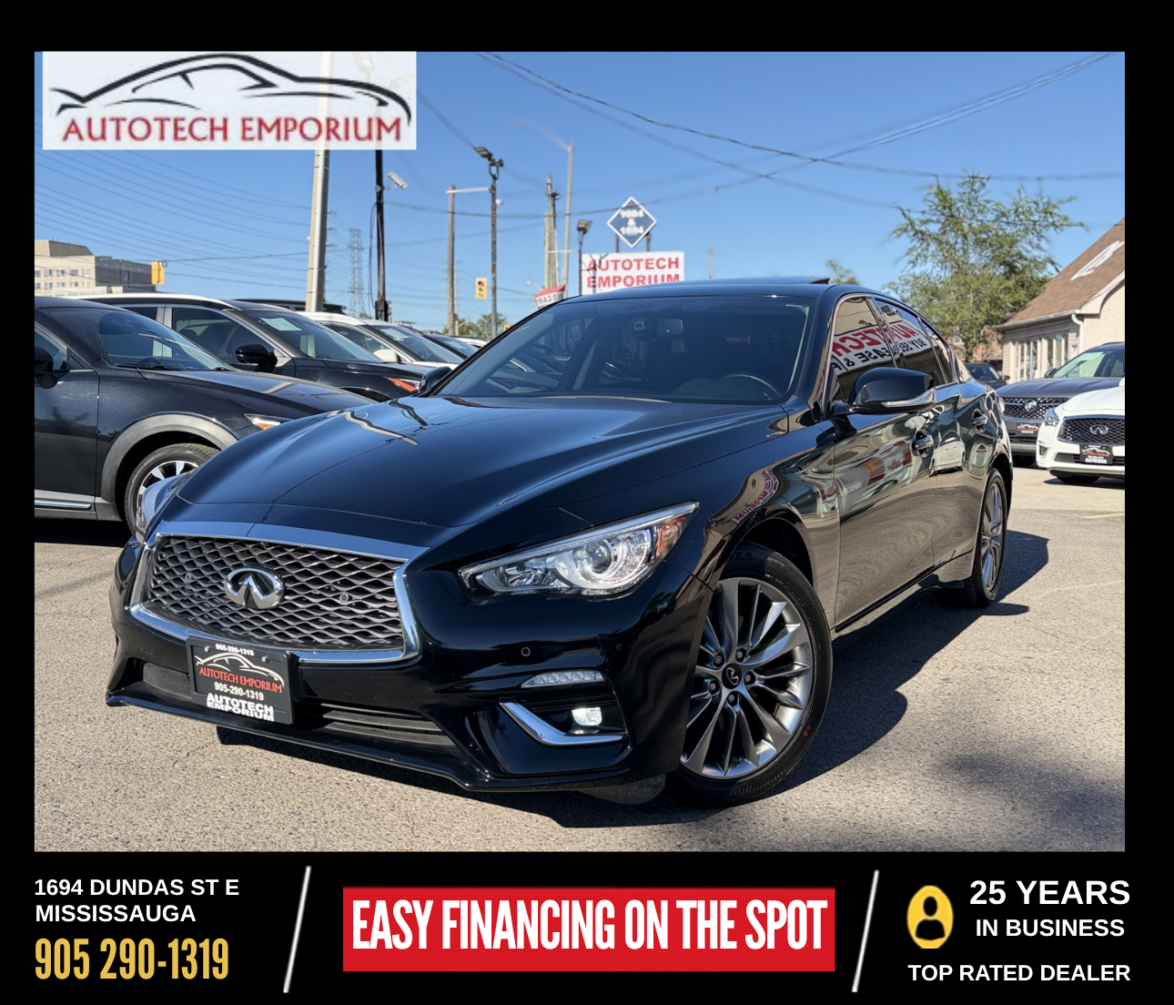 2024 Infiniti Q50 LUXE AWD | Htd Steering | 360 Cam