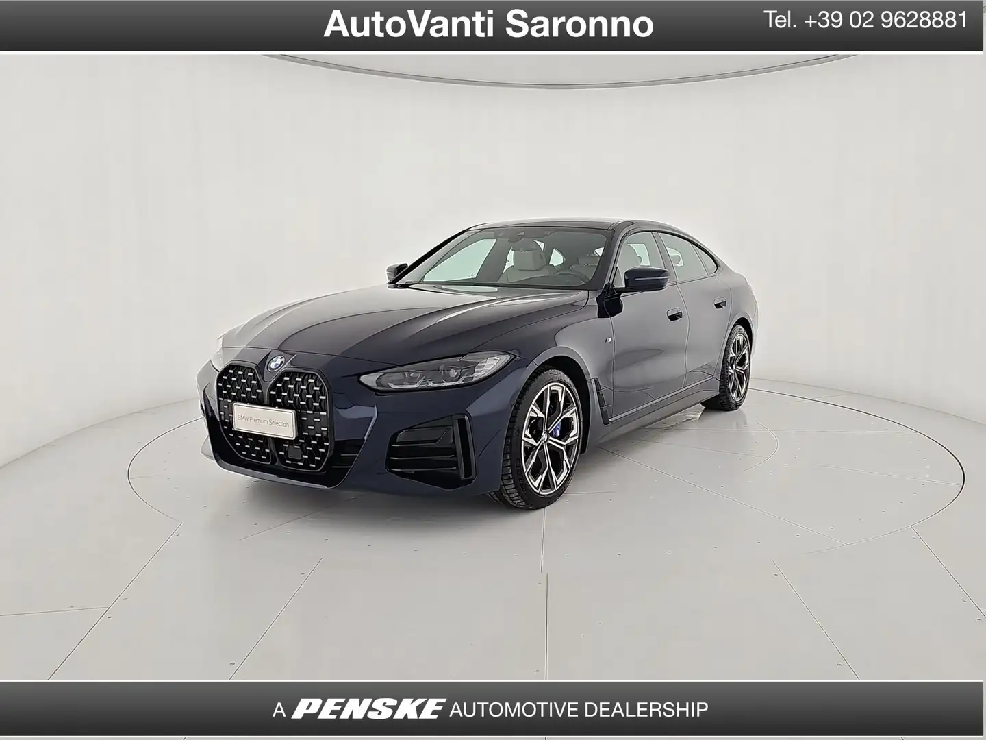 BMW 420 420d 48V MSport Bleu - 1