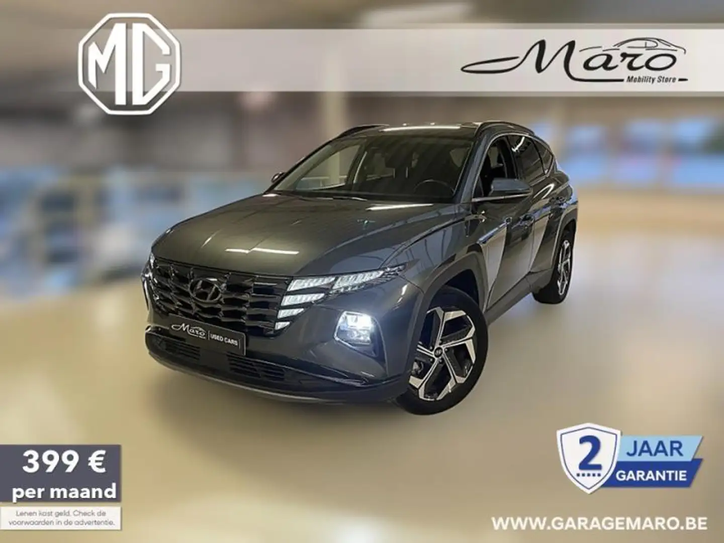 Hyundai TUCSON 1.6 T-GDi HYBRIDE | Camera, adaptive cruise,... | Gris - 1