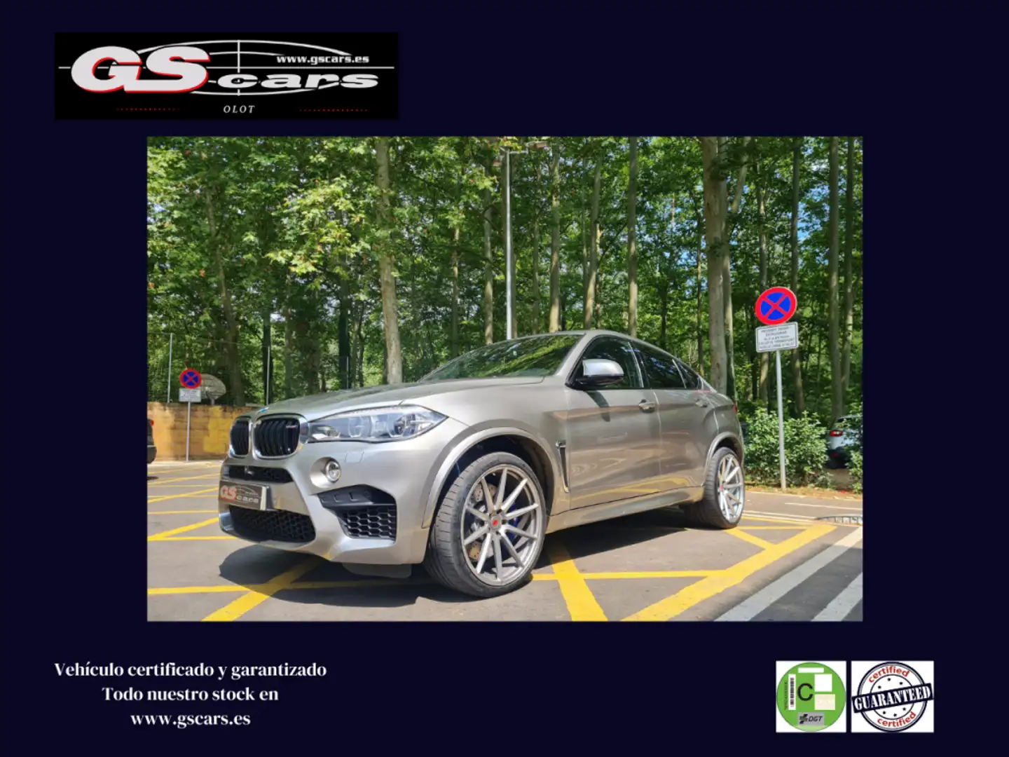 BMW X6 M MA Argent - 1