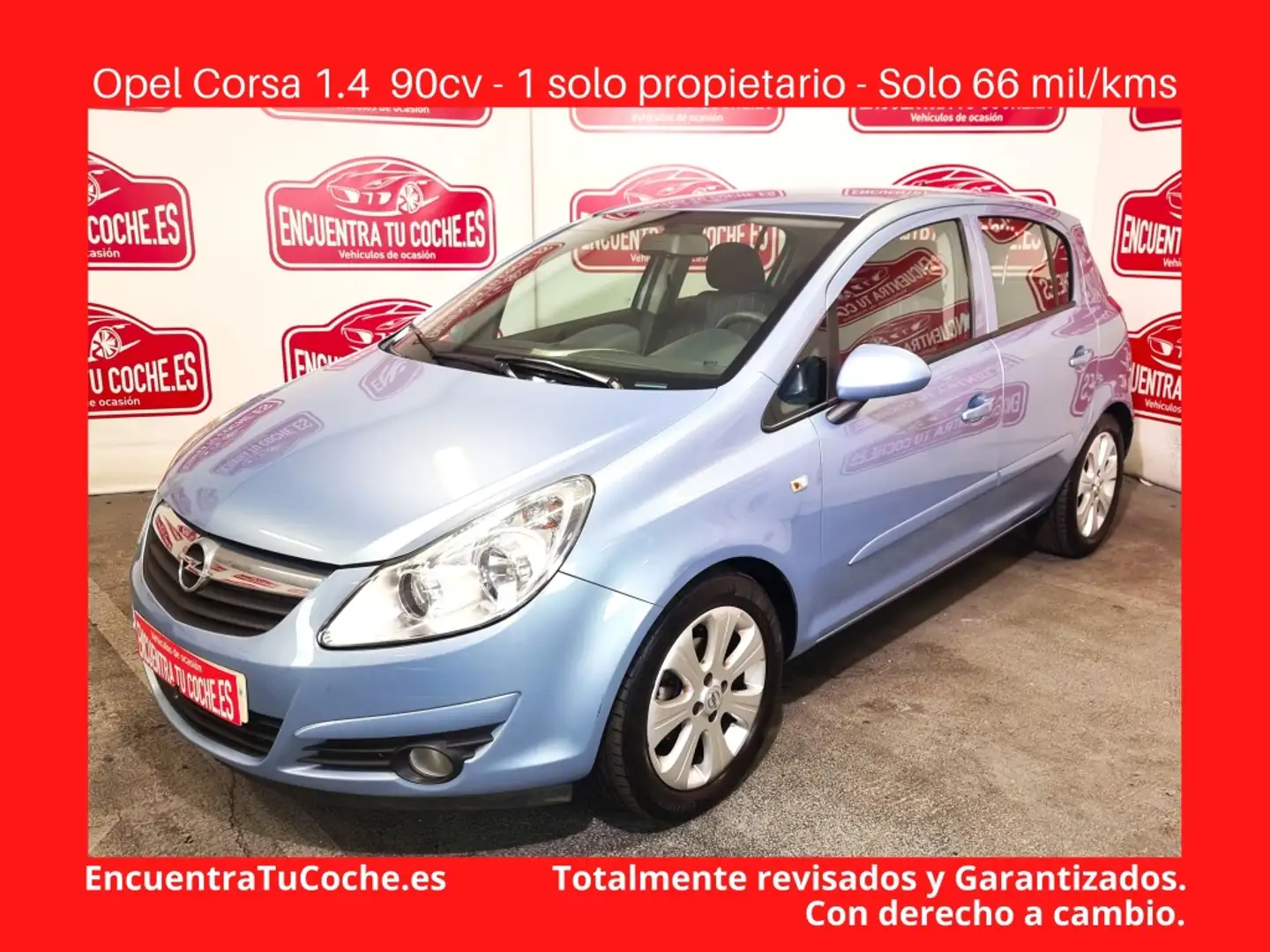 Opel Corsa 1.4 Enjoy Azul - 1