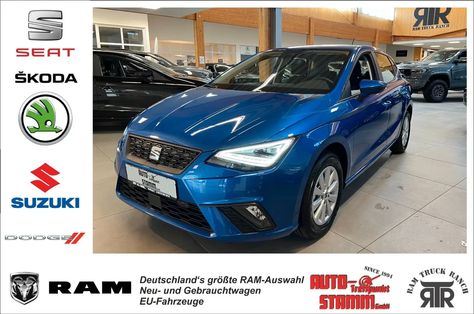 SEAT Ibiza 1.0 TSI Style Blau - 1