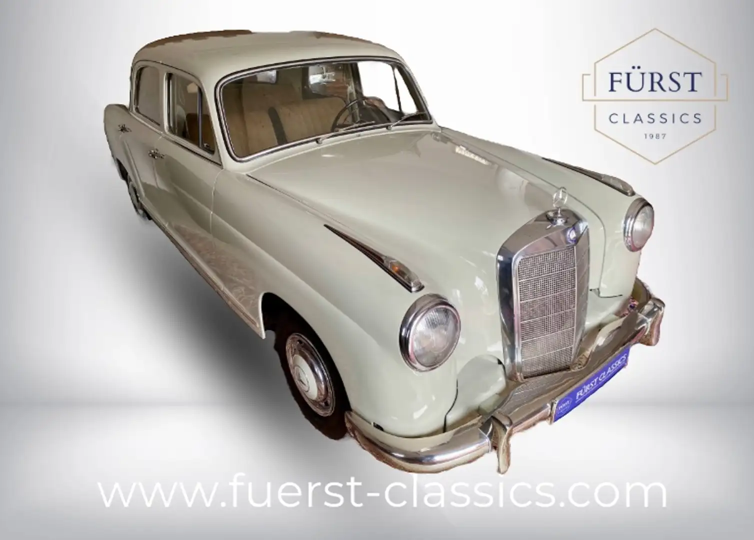 Mercedes-Benz 220 S Ponton 219 Limousine 1. Serie W105 Béžová - 1