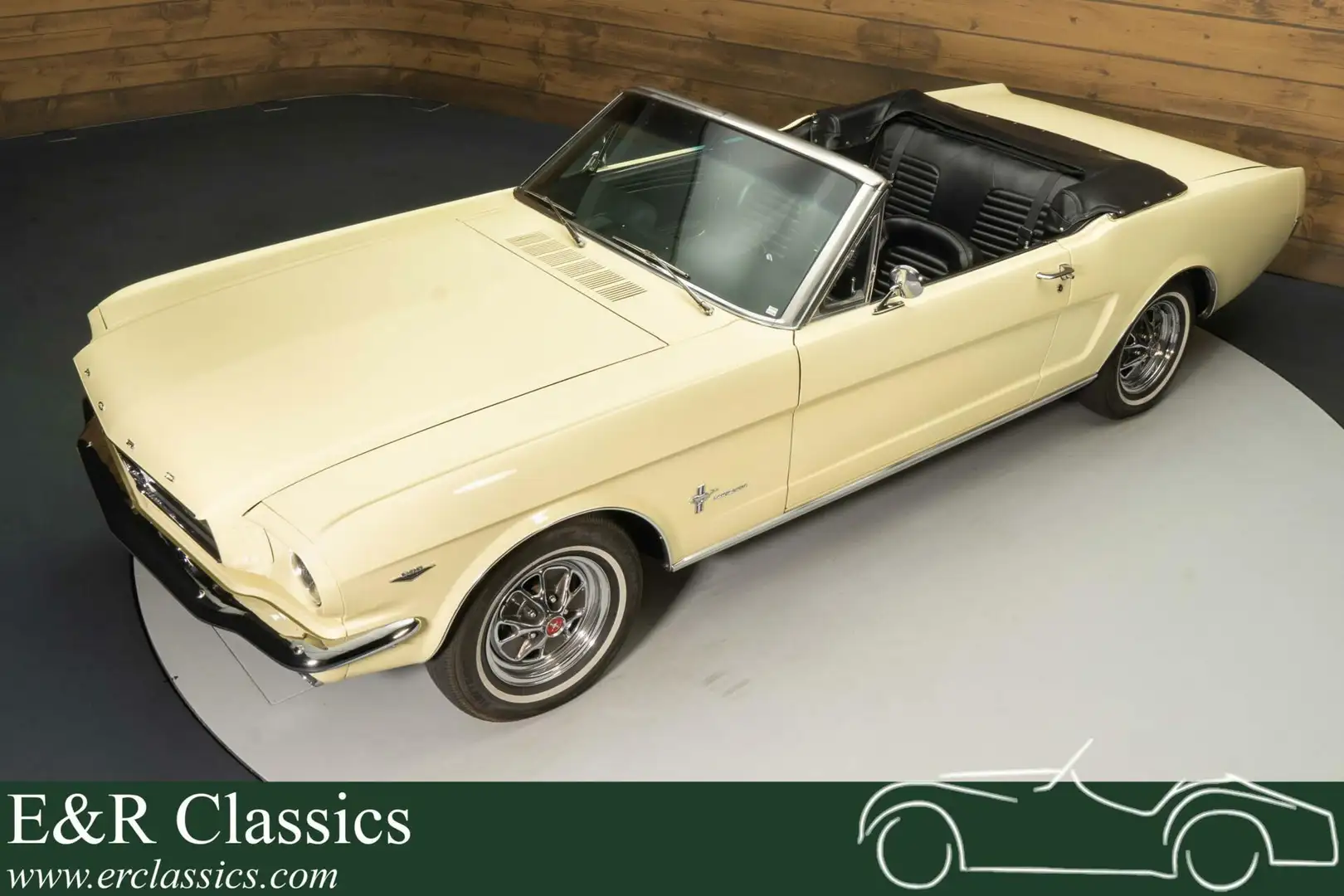 Ford Mustang Cabriolet | Gerestaureerd | 289 CUI V8 | 1965 Giallo - 1