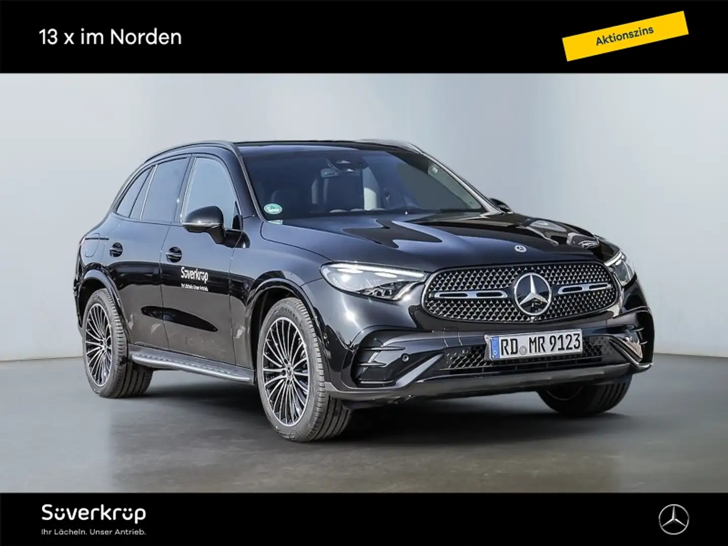 Mercedes-Benz GLC 200 d 4M AMG NIGHT MEMO 360 AHK DISTR KAMERA Noir - 1
