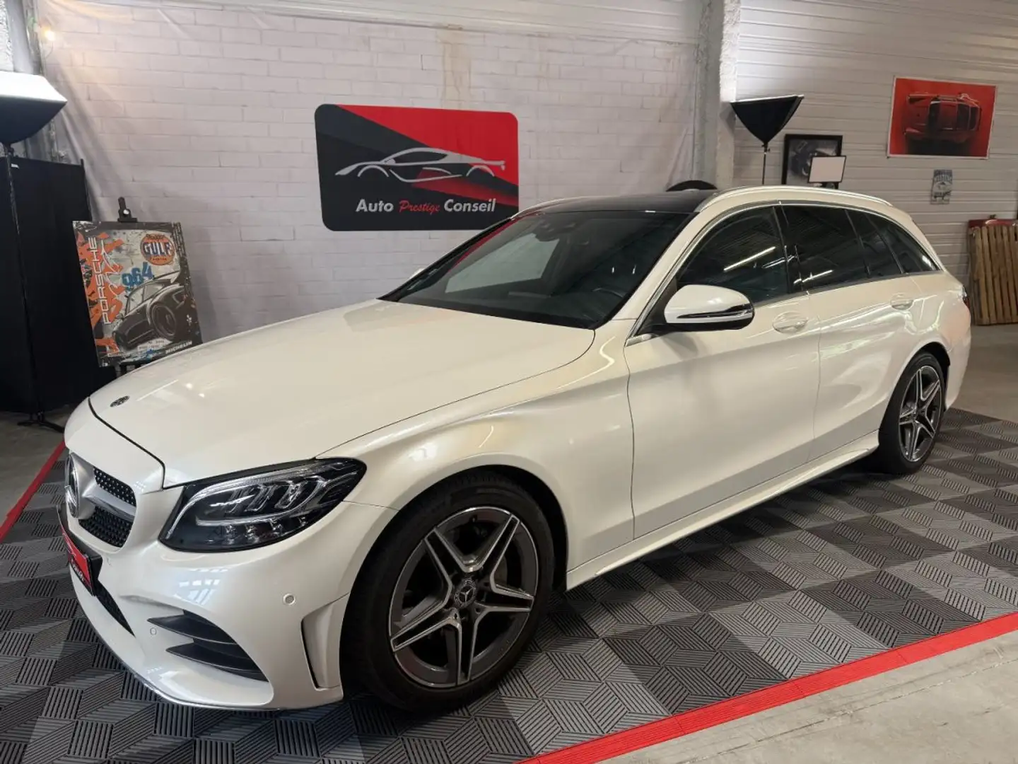 Mercedes-Benz C 200 200 9G-Tronic AMG Line Blanc - 1