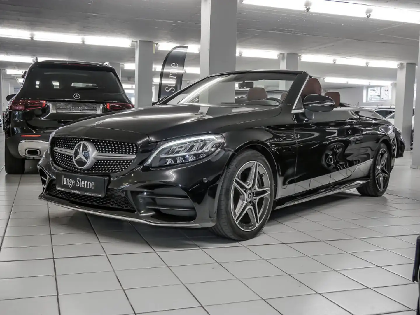 Mercedes-Benz C 200 CABRIO AMG AHK KAMERA PDC SHZ Noir - 1