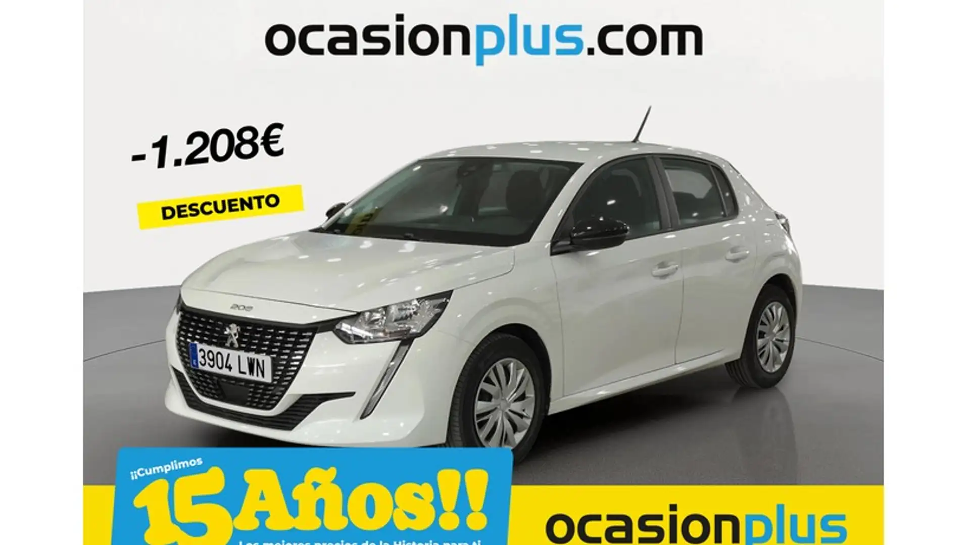 Peugeot 208 1.5 BlueHDi S&S Active 100 Blanc - 1