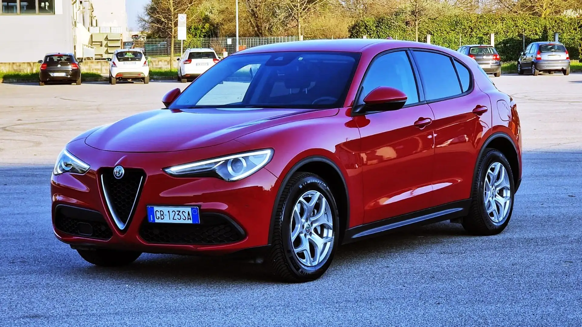 Alfa Romeo Stelvio Stelvio 2.2 t Super rwd 160cv auto Rosso - 2