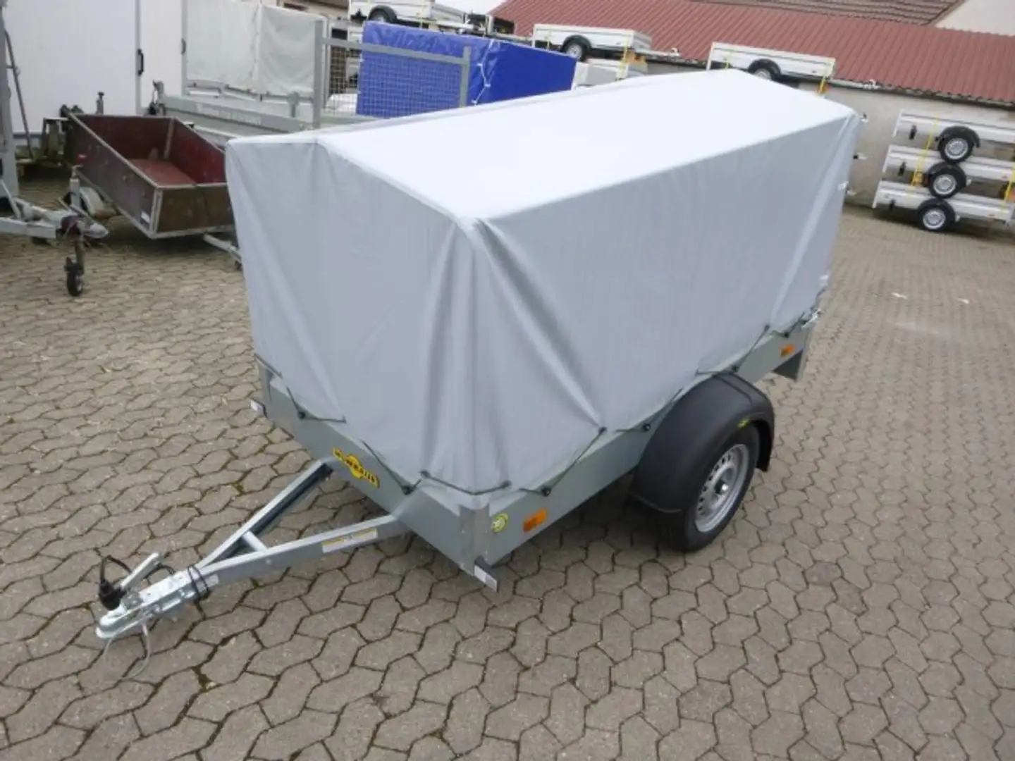 Humbaur Steely mit Hochplane 100cm 750 kg 2050x1095x300mm - 2