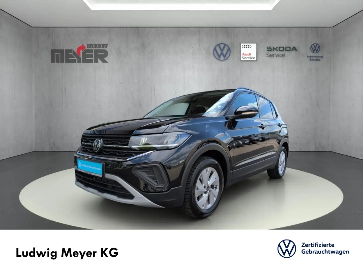 Volkswagen T-Cross Life 1.0 TSI Klima Navi Einparkhilfe Sitzheizung Negro - 1