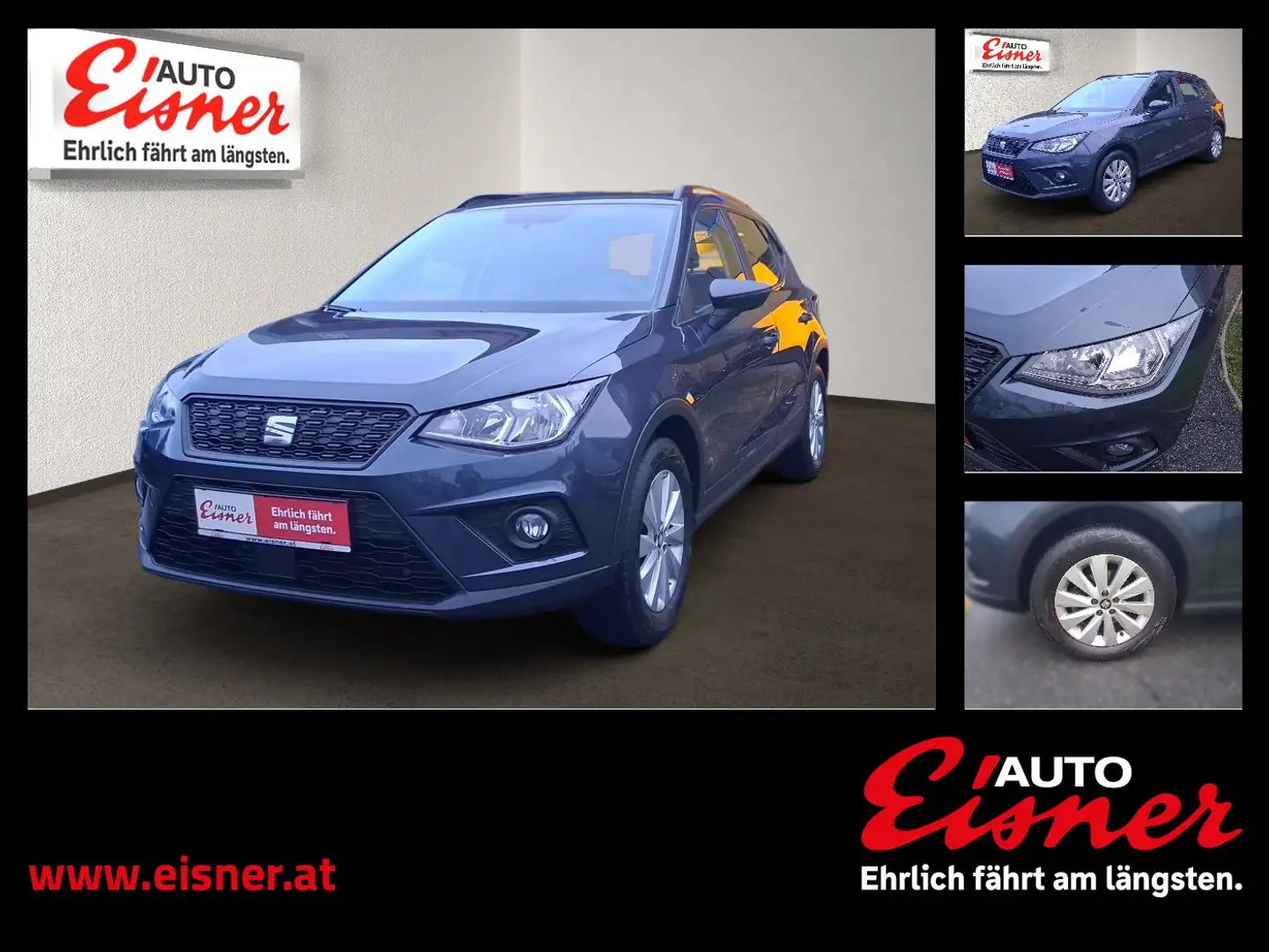 SEAT Arona 1.0 TSI Austria Edition PDC SHZ SoundSys Grau - 1