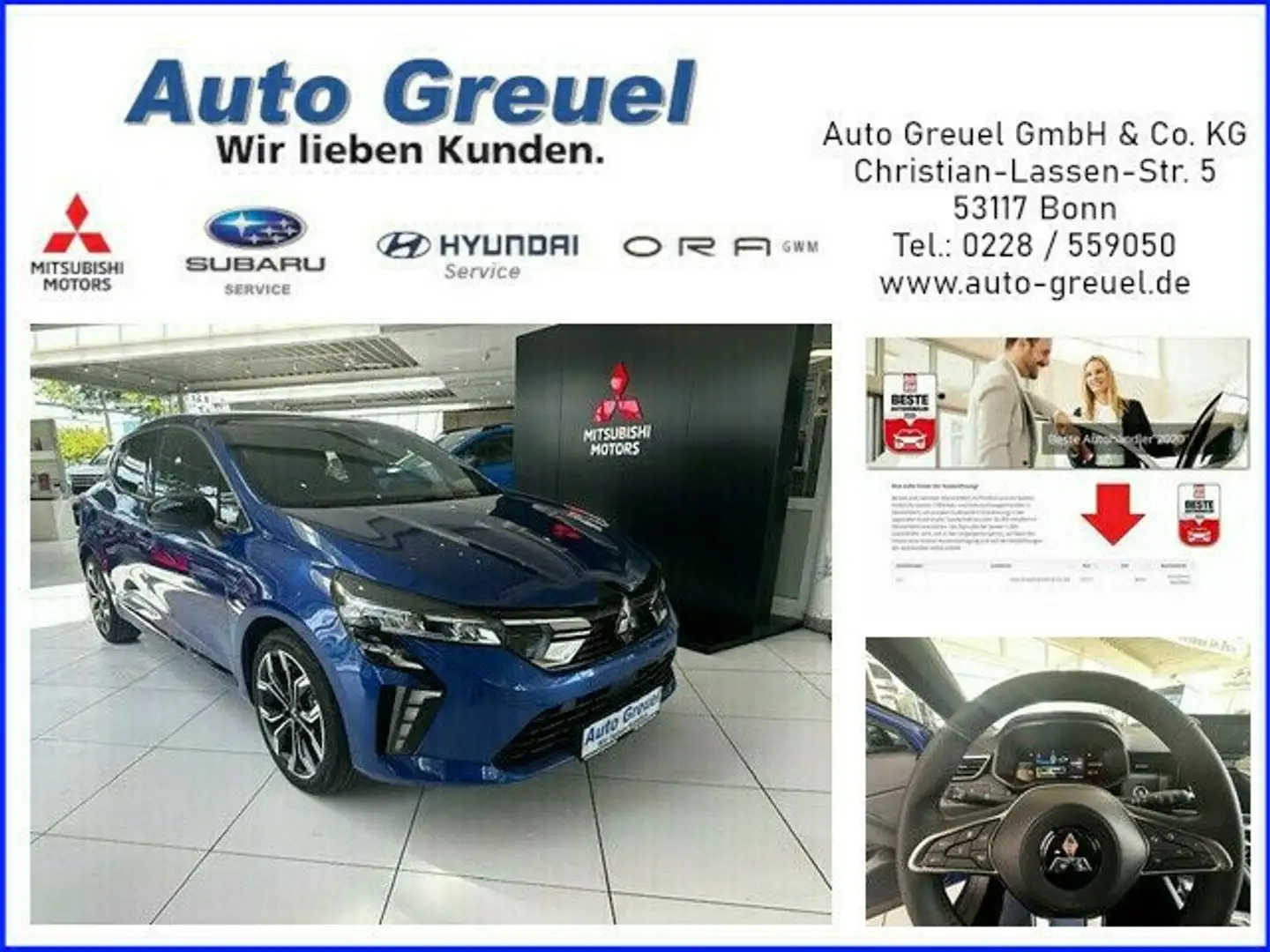 Mitsubishi Colt Select Blau - 1