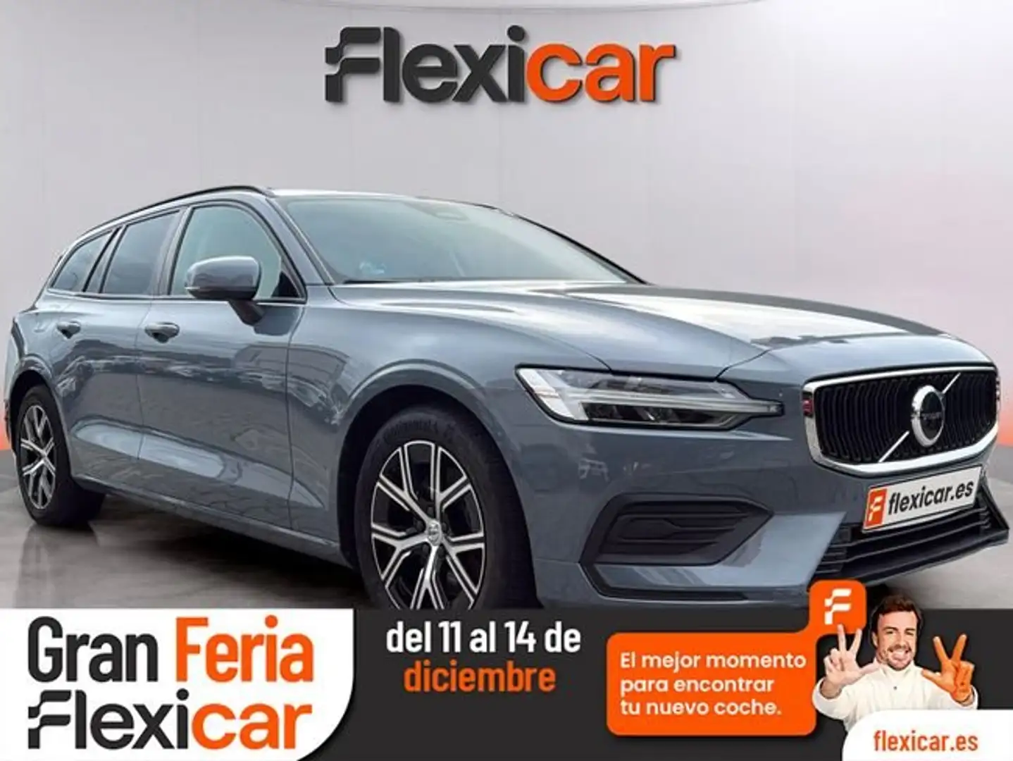 Volvo V60 2.0 B4 (D) Essential Auto Gris - 1