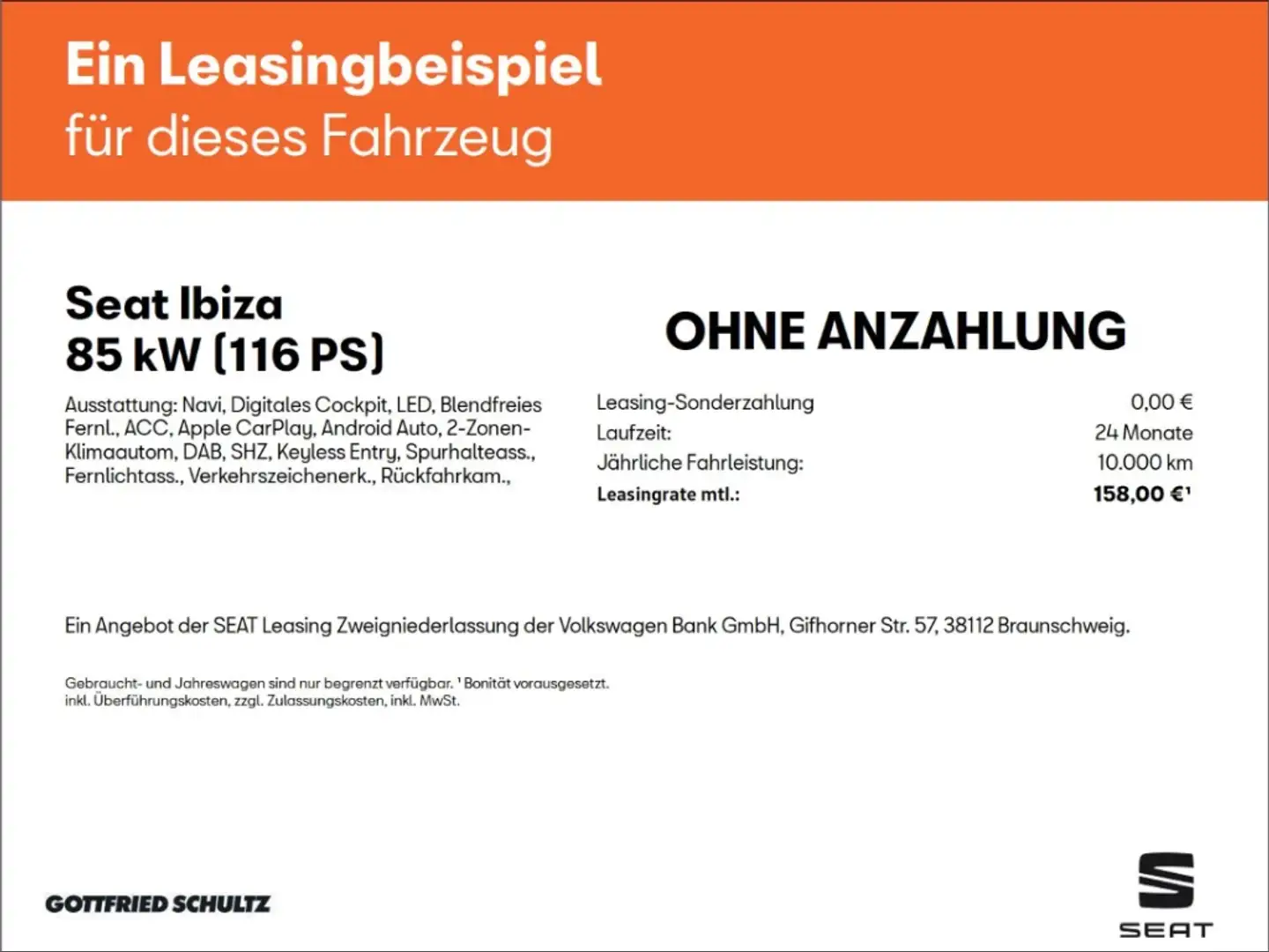 SEAT Ibiza 1.0 TSI LED NAV KAMERA SHZ ALLSEASON Style Weiß - 2