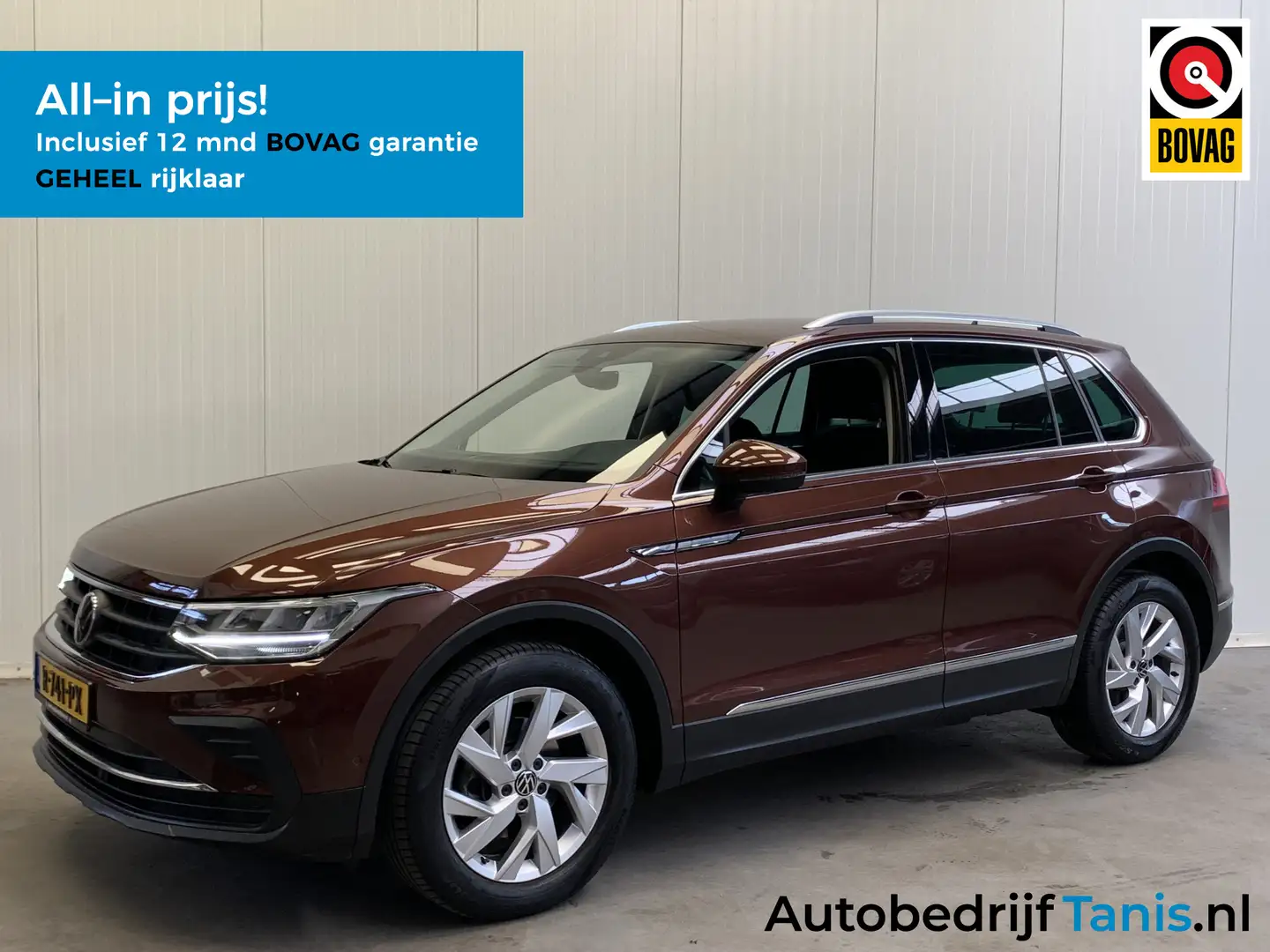 Volkswagen Tiguan 1.5 TSI Elegance NAVI-ECC-PARK ASSIST-SPORT.INT-AD Bruin - 1