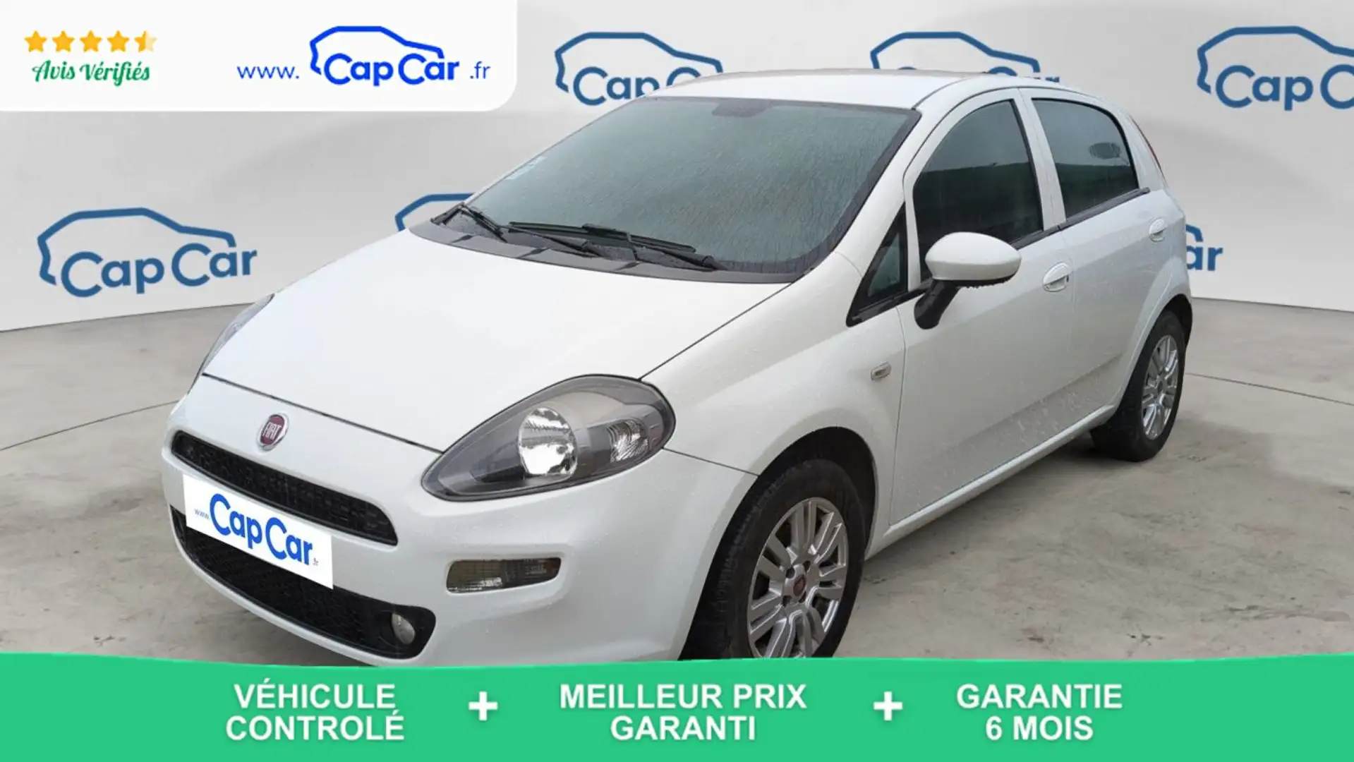 Fiat Punto 1.2 69 Steel Blanc - 1
