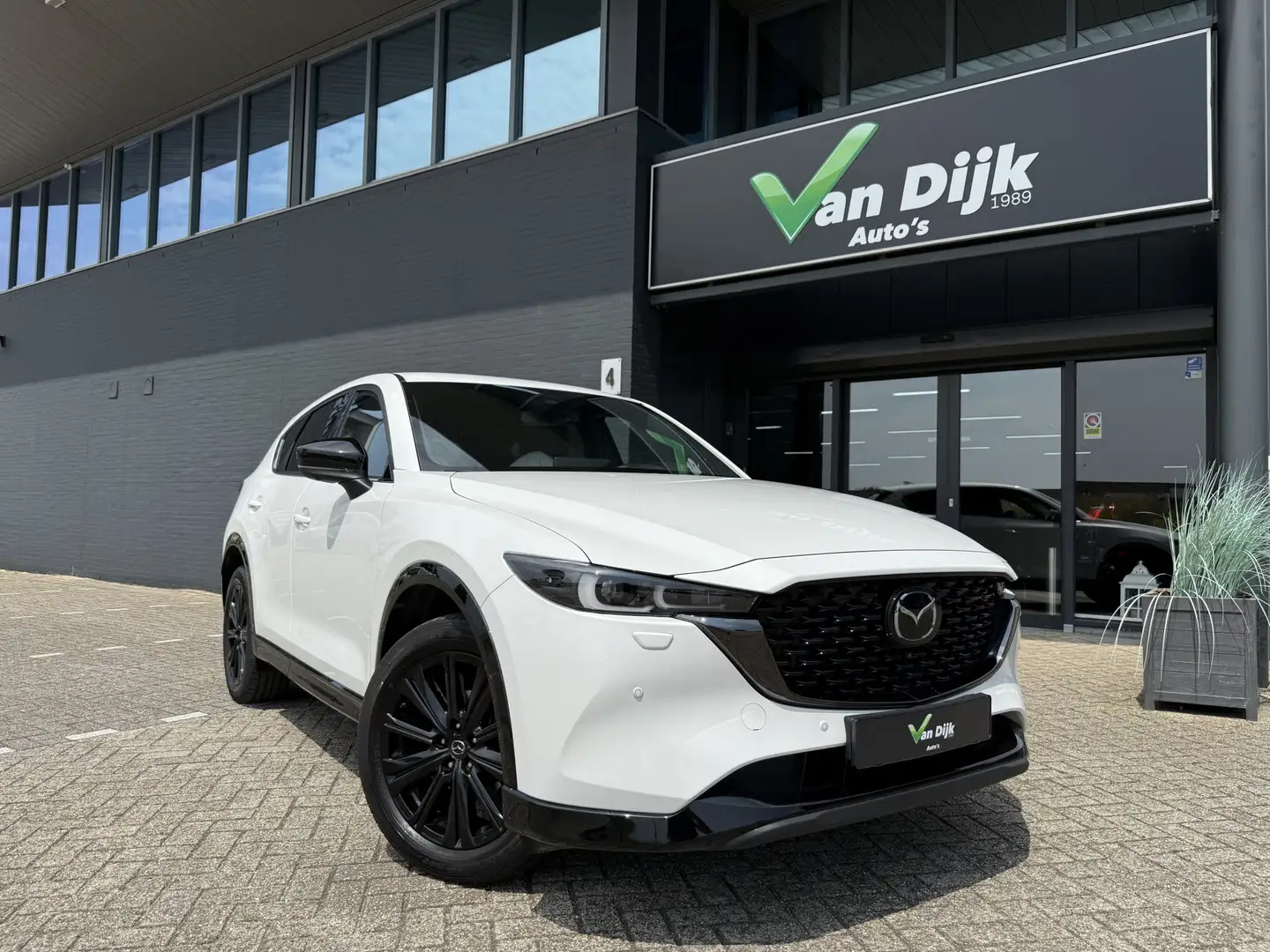 Mazda CX-5 2.0 M Hybrid Leer Navi 360Camera Bose Blanc - 1
