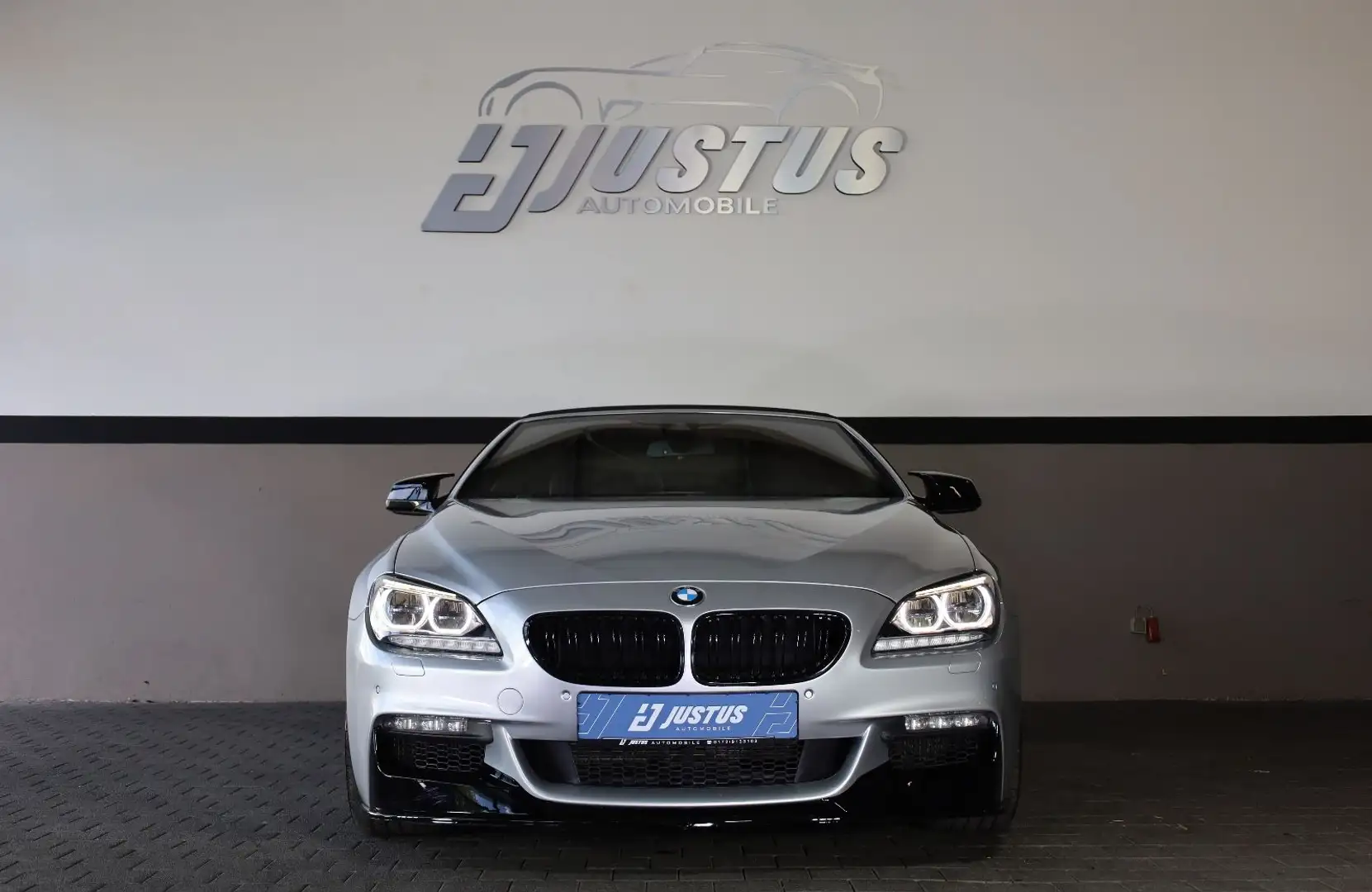 BMW 640 i Cabrio/M/360*/HUD/SHZ/SBL/TOTW/PDC/LED/R19 Silber - 2