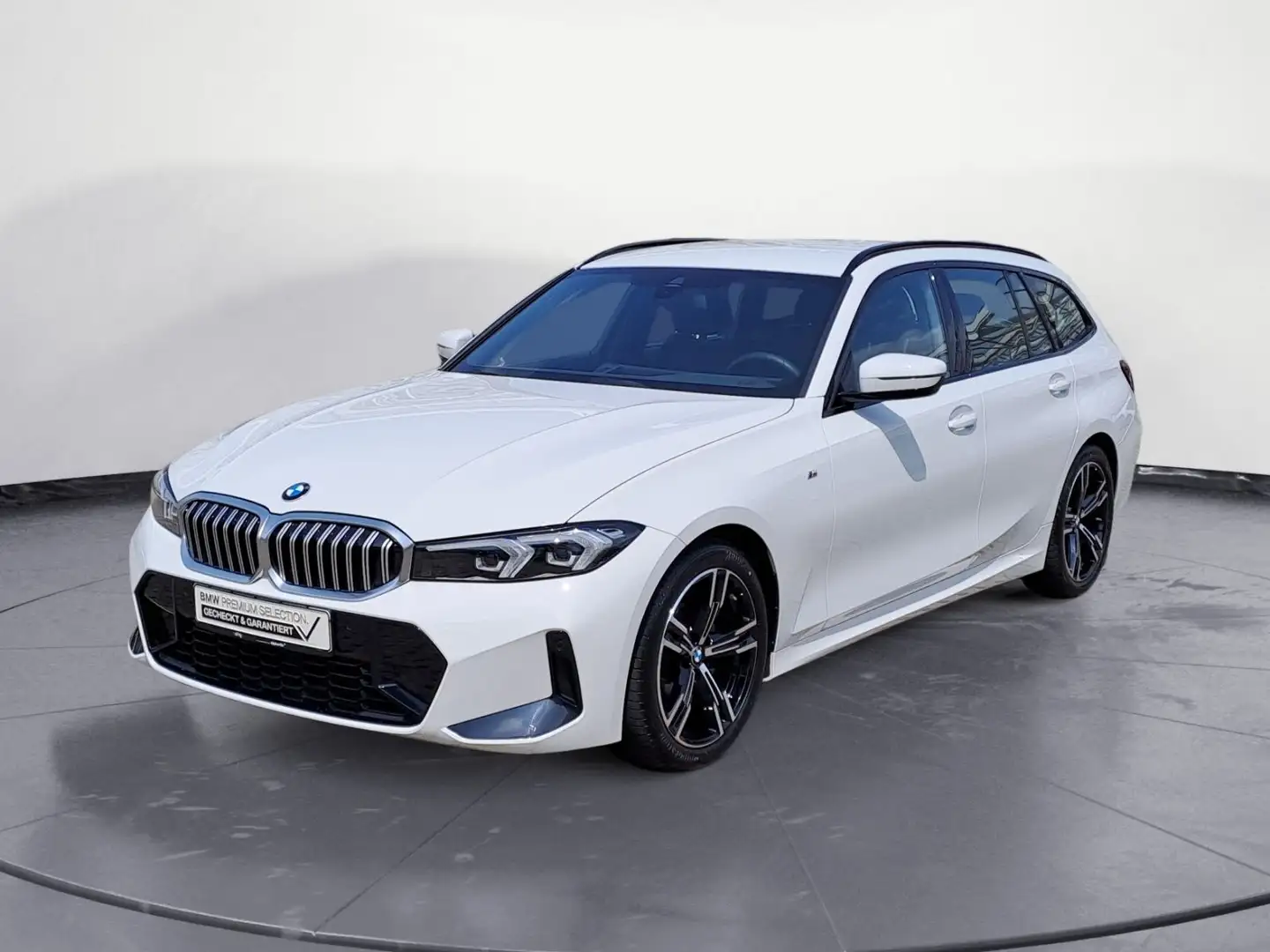BMW 318 d Touring M Sportpaket Klimaaut. AHK PDC Weiß - 2
