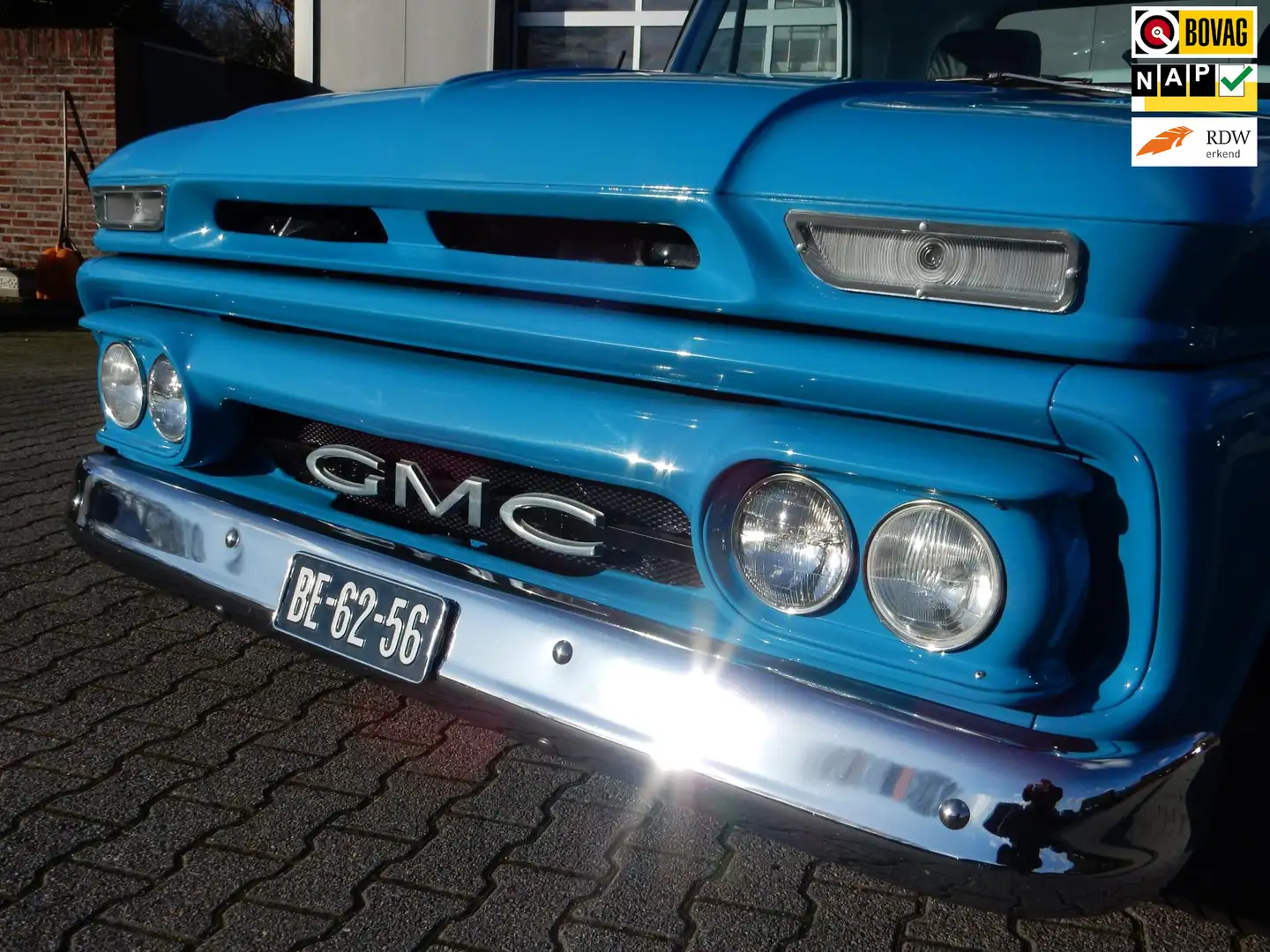Chevrolet GMC CUSTOM PICK UP V8 AUT. Als nieuw gerestaureerd Blauw - 1