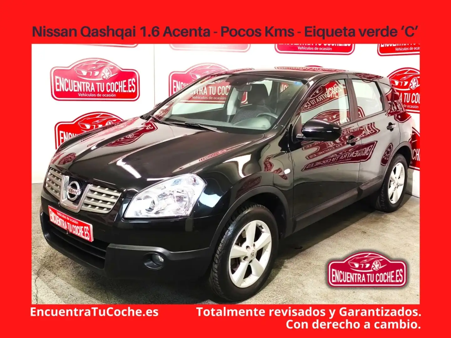 Nissan Qashqai Q+2 1.6 Acenta 4x2 Noir - 1