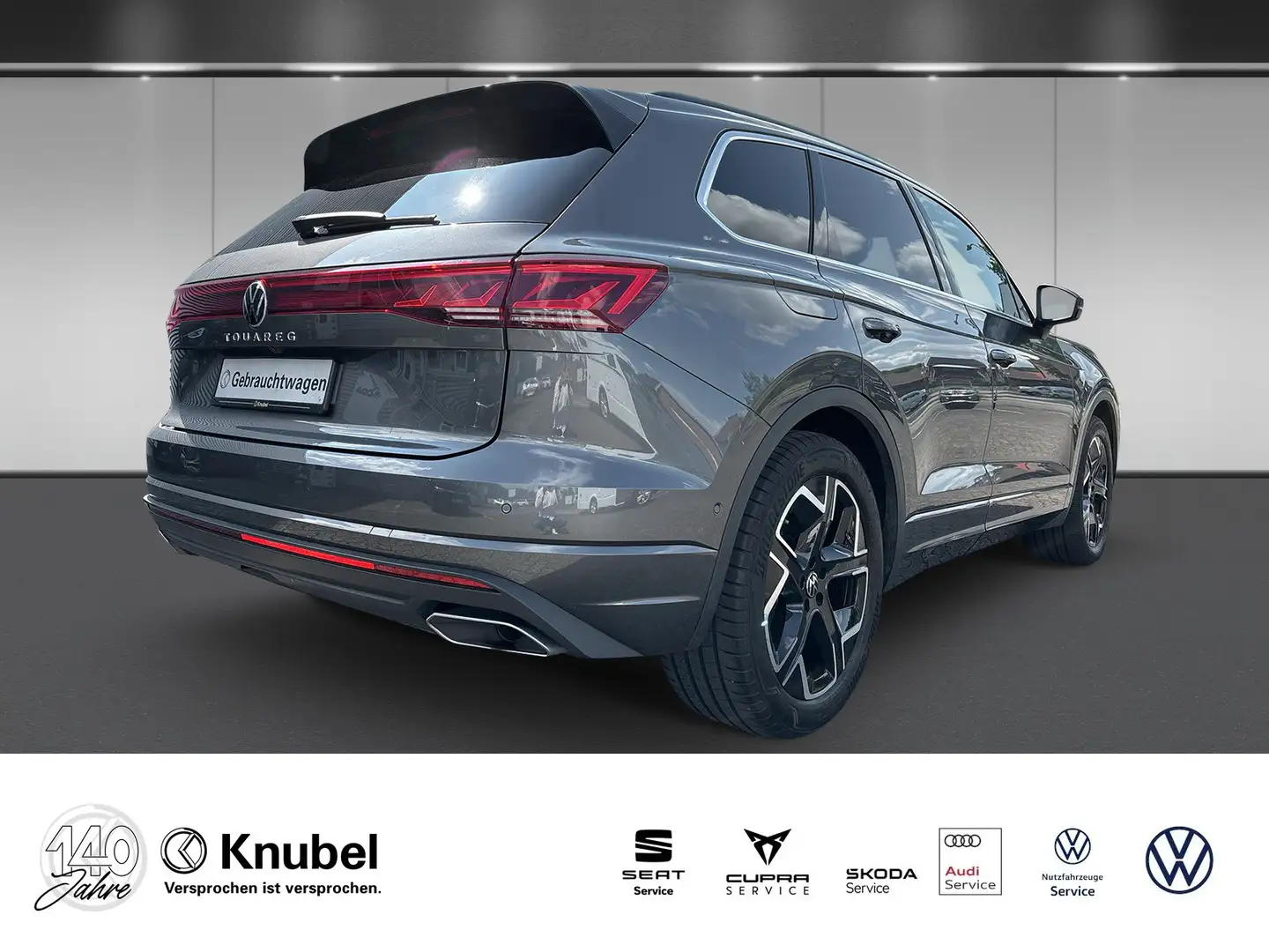 Volkswagen Touareg Elegance AHK Standh. 20" IQ.Light Navi Keyless ... Grau - 2