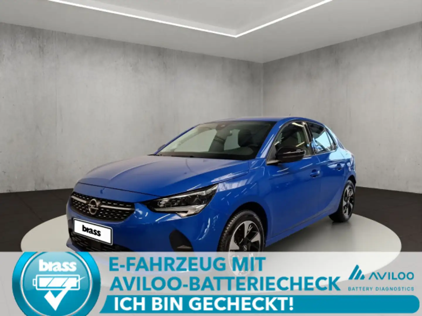 Opel Corsa-e Elegance 100 KW Automatik-Elektroantrieb Blauw - 1